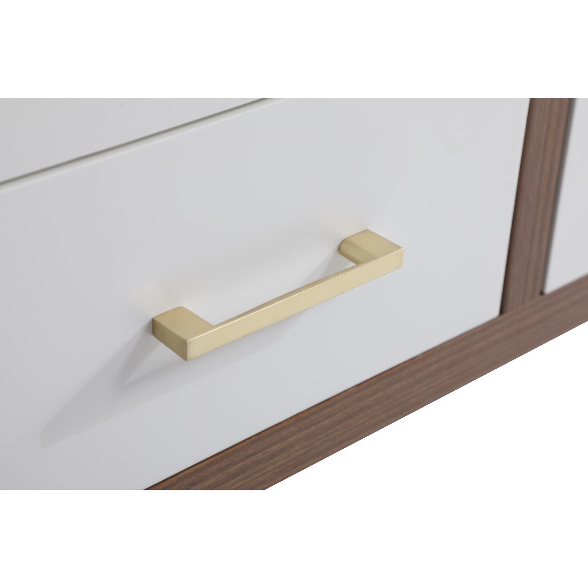 Shown in White And Gold With Ivory finish