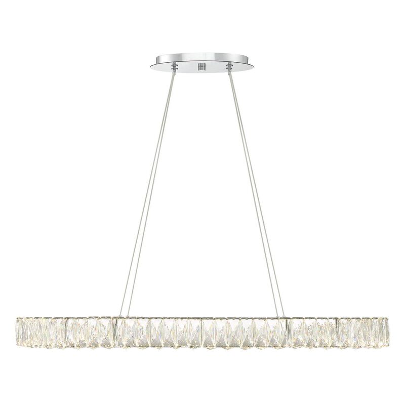 Kinsley Small Linear Chandelier by Crystorama
