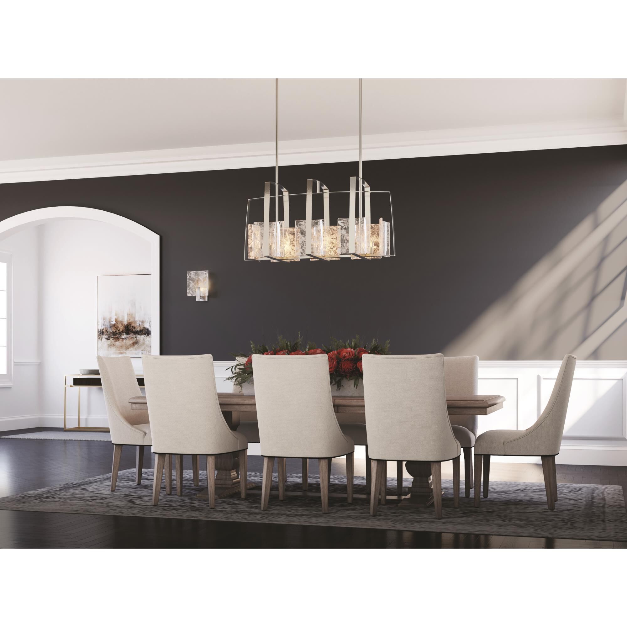 Arc Linear Suspension Light by Hubbardton Forge