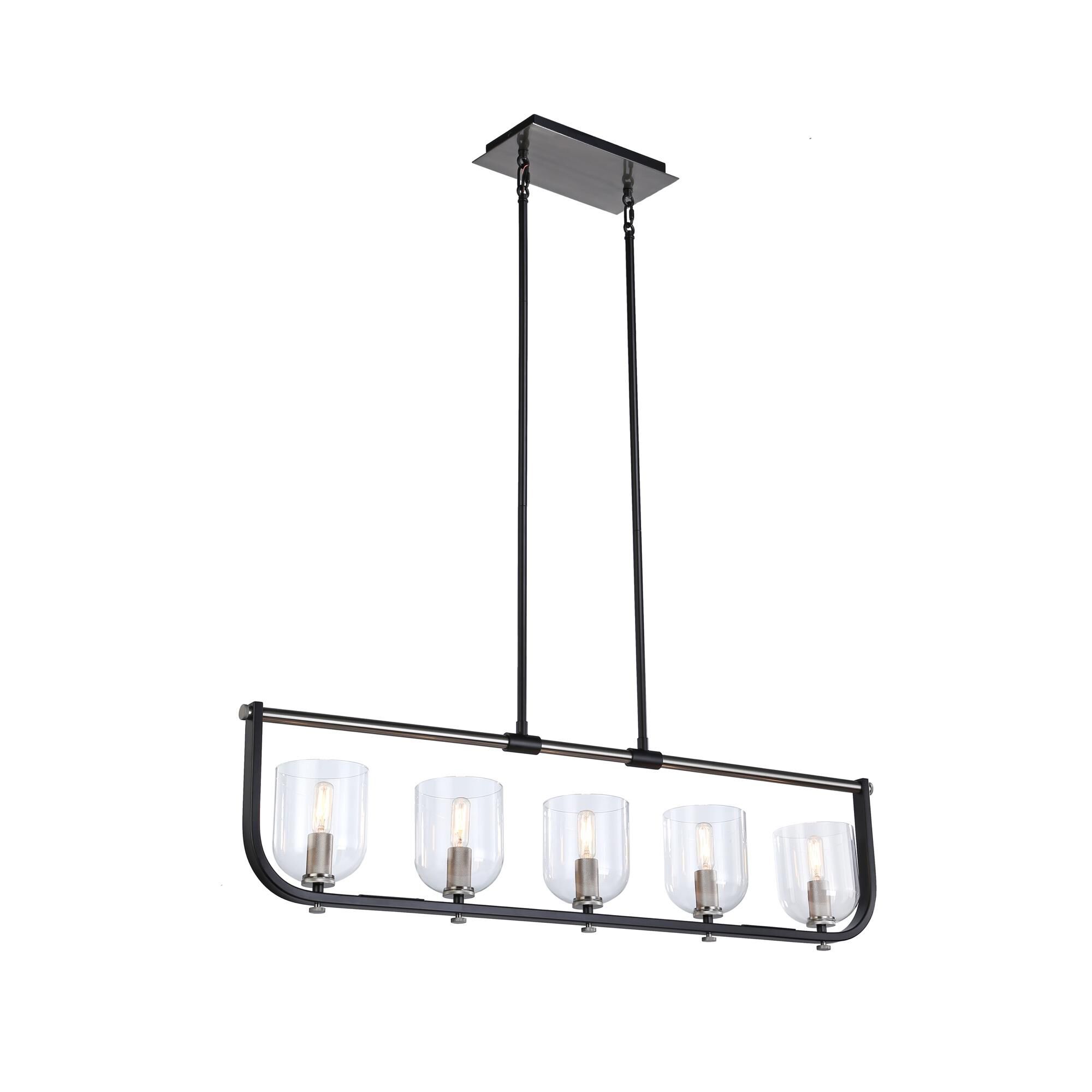 Kevin Kraemer Cheshire 40 Inch 5 Light Linear Suspension Light,