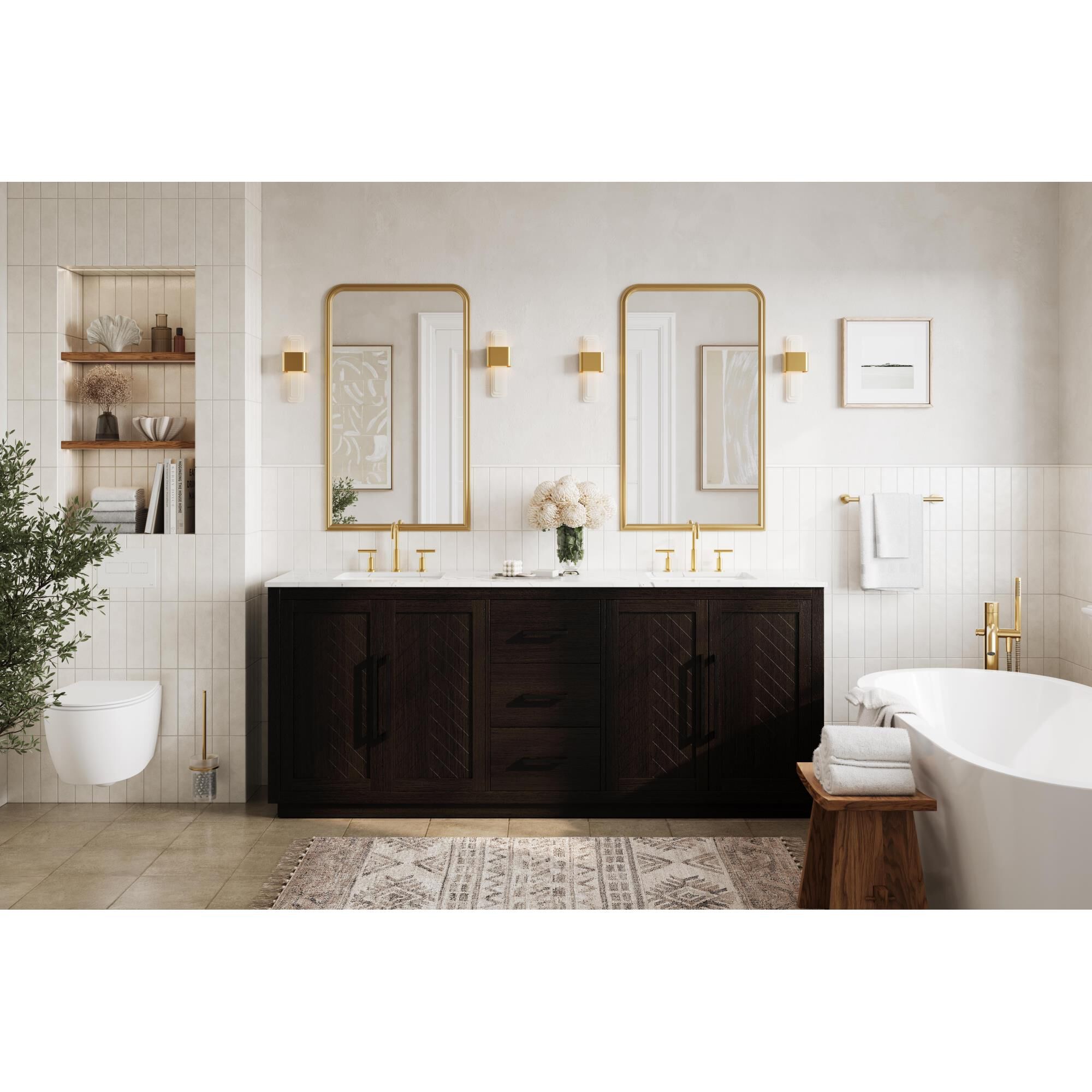 Chase 84 Inch Bath Vanity by Elegant Dcor