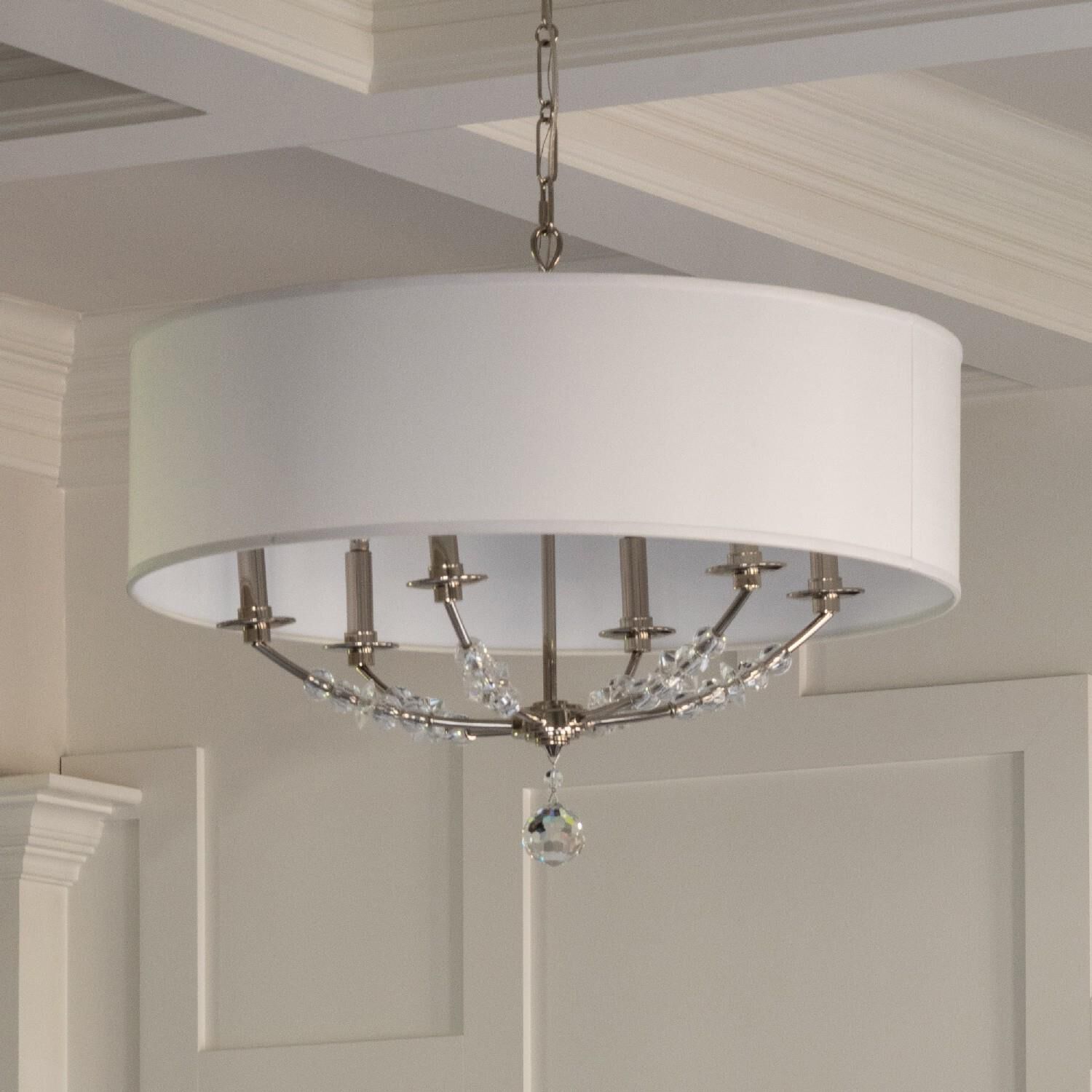 Mirage 30 Inch 6 Light Chandelier by Crystorama