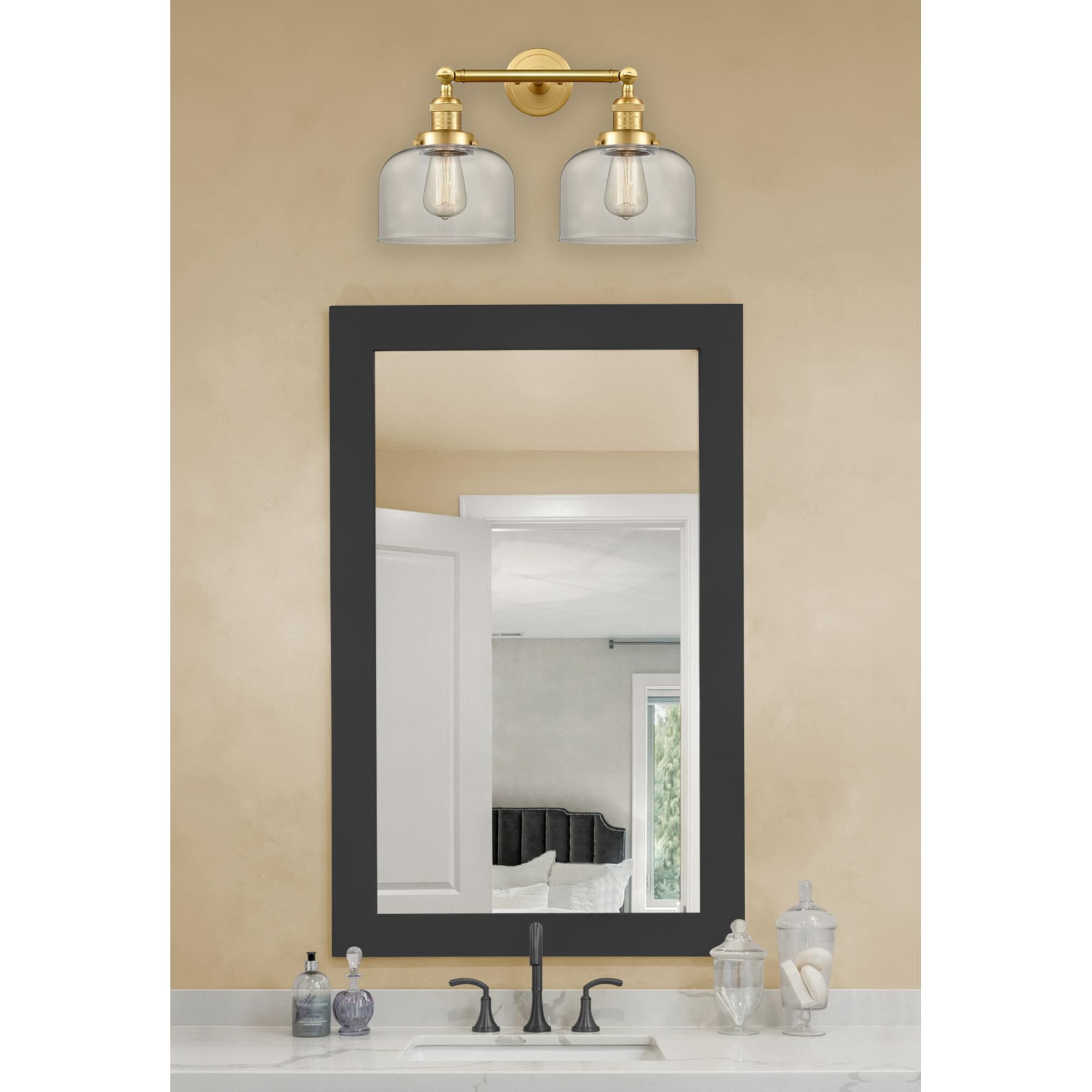 Bruno Marashlian Large Bell 18 Inch 2 Light Bath Vanity Light by Innovations Lighting