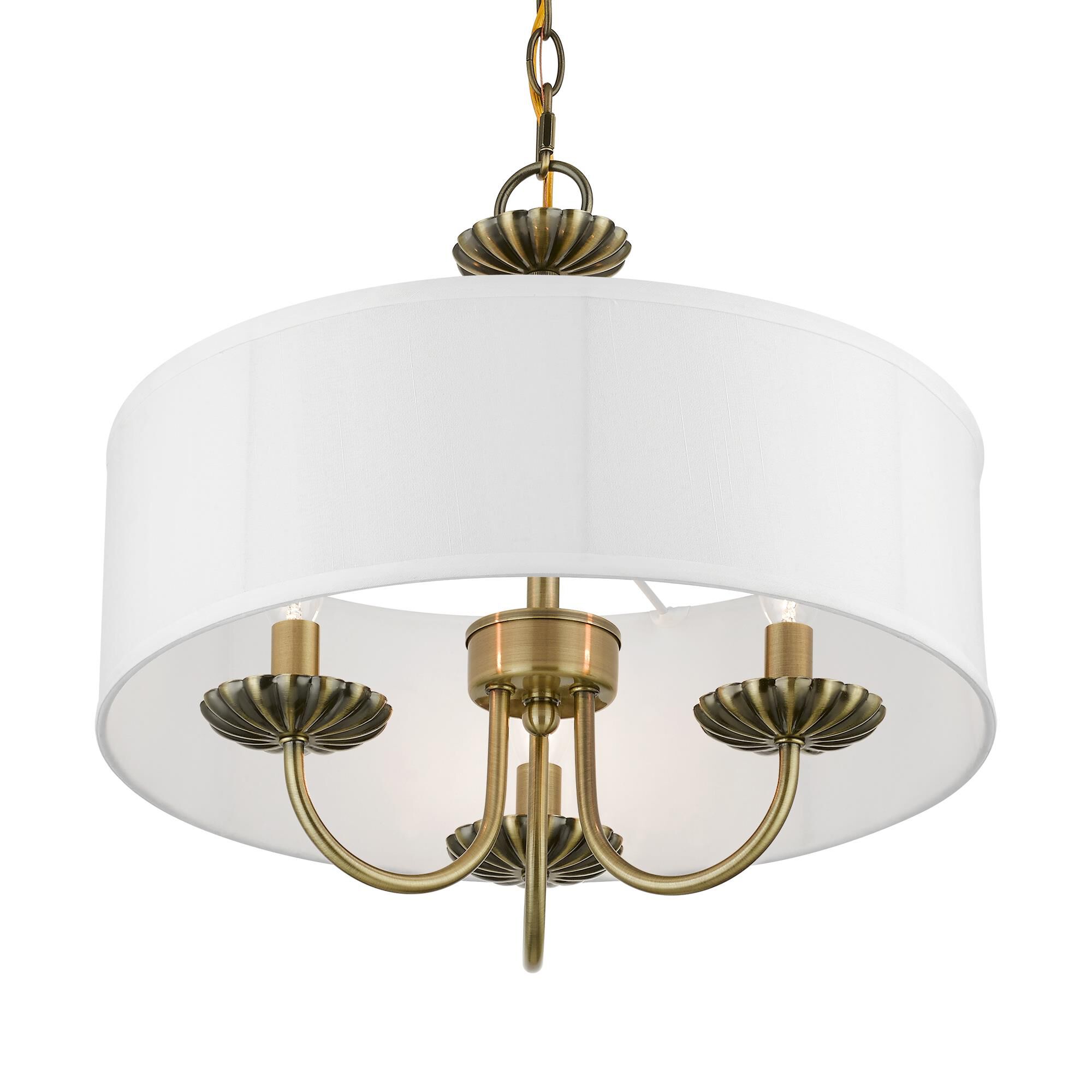 Brookdale 3 Light Mini Chandelier by Livex Lighting