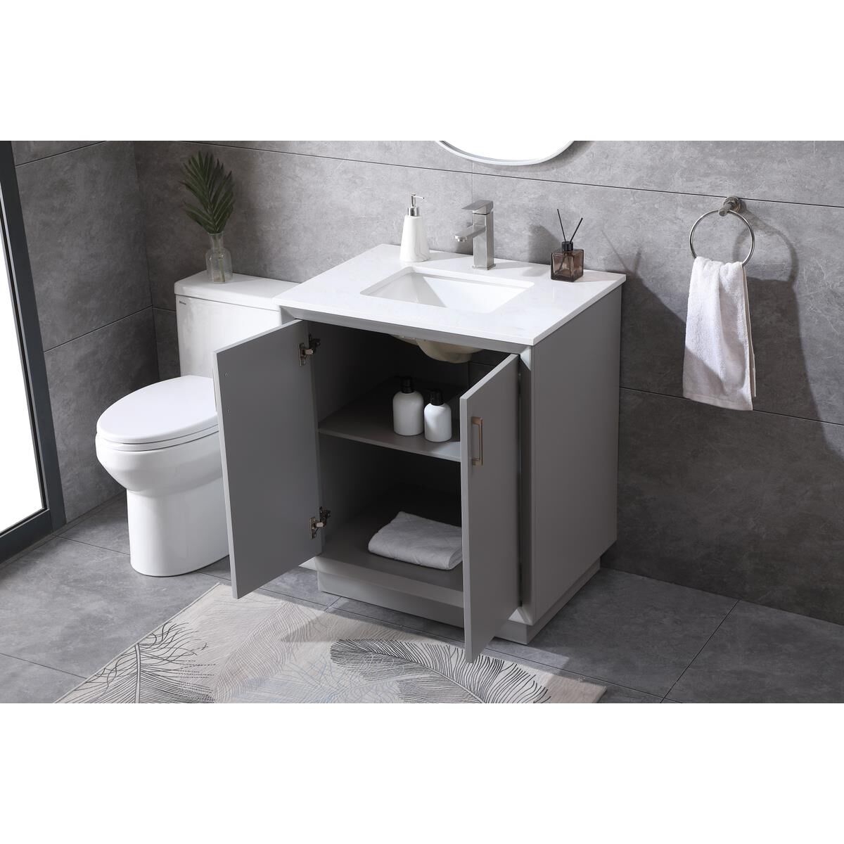 Hayes 30 Inch Bath Vanity by Elegant Decor