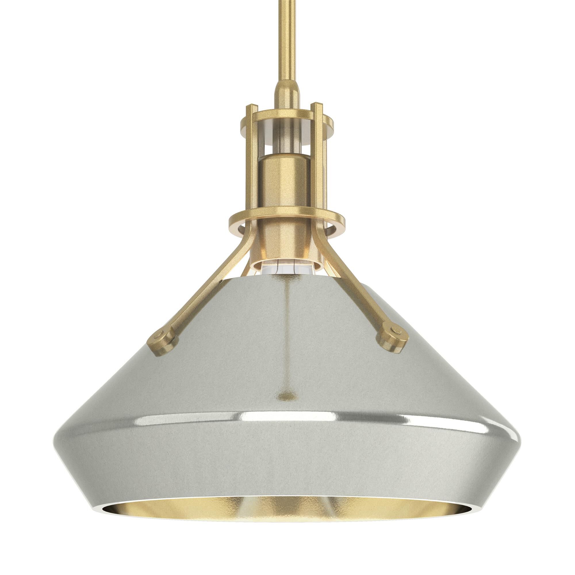 Shown in Modern Brass finish and Sterling  accent