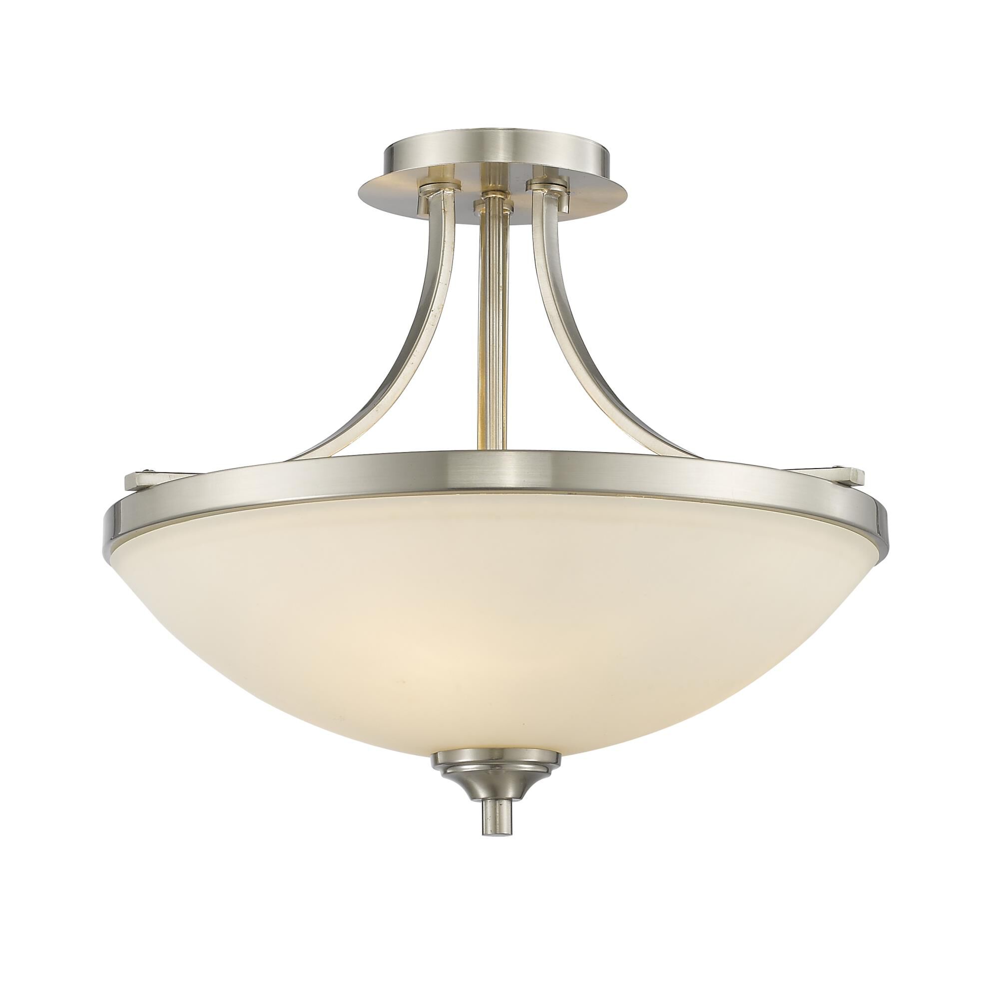 Bordeaux 17 Inch 3 Light Semi Flush Mount by Z-Lite