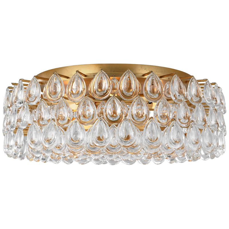 AERIN Liscia 25 Inch 6 Light Flush Mount by Visual Comfort Signature Collection