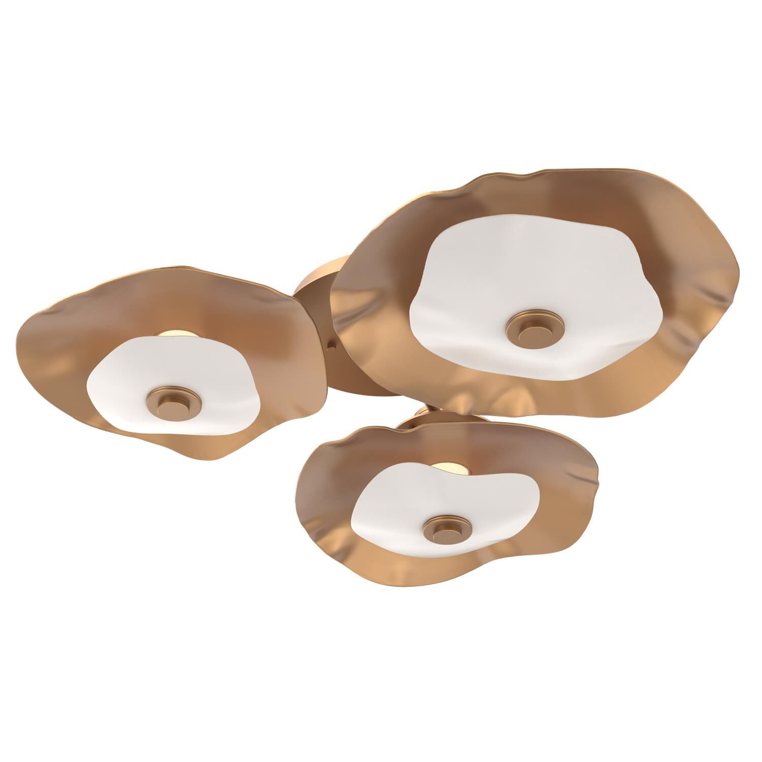 Shown in Novel Brass finish and Salt White accent