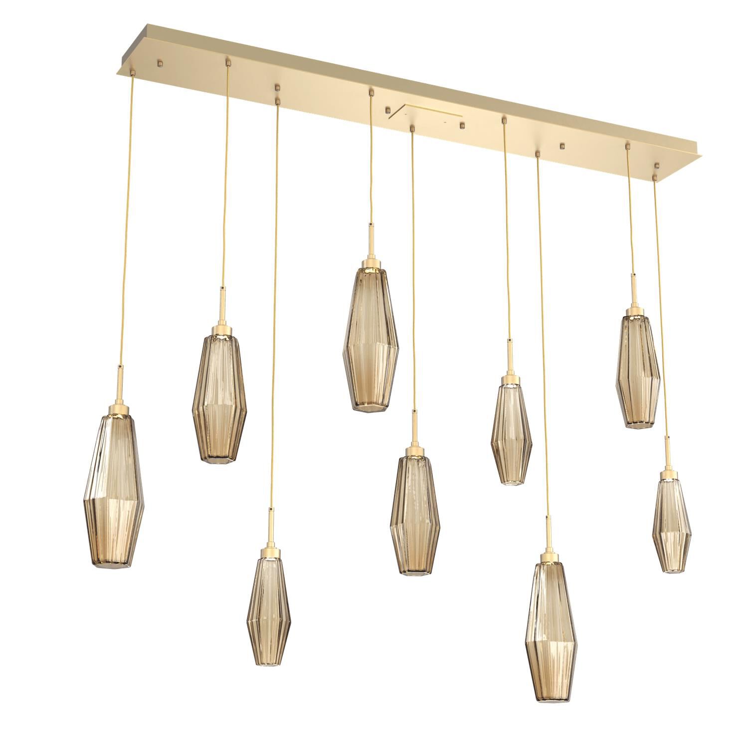 Aalto 64 Inch 9 Light LED Linear Suspension Light by Hammerton Studio