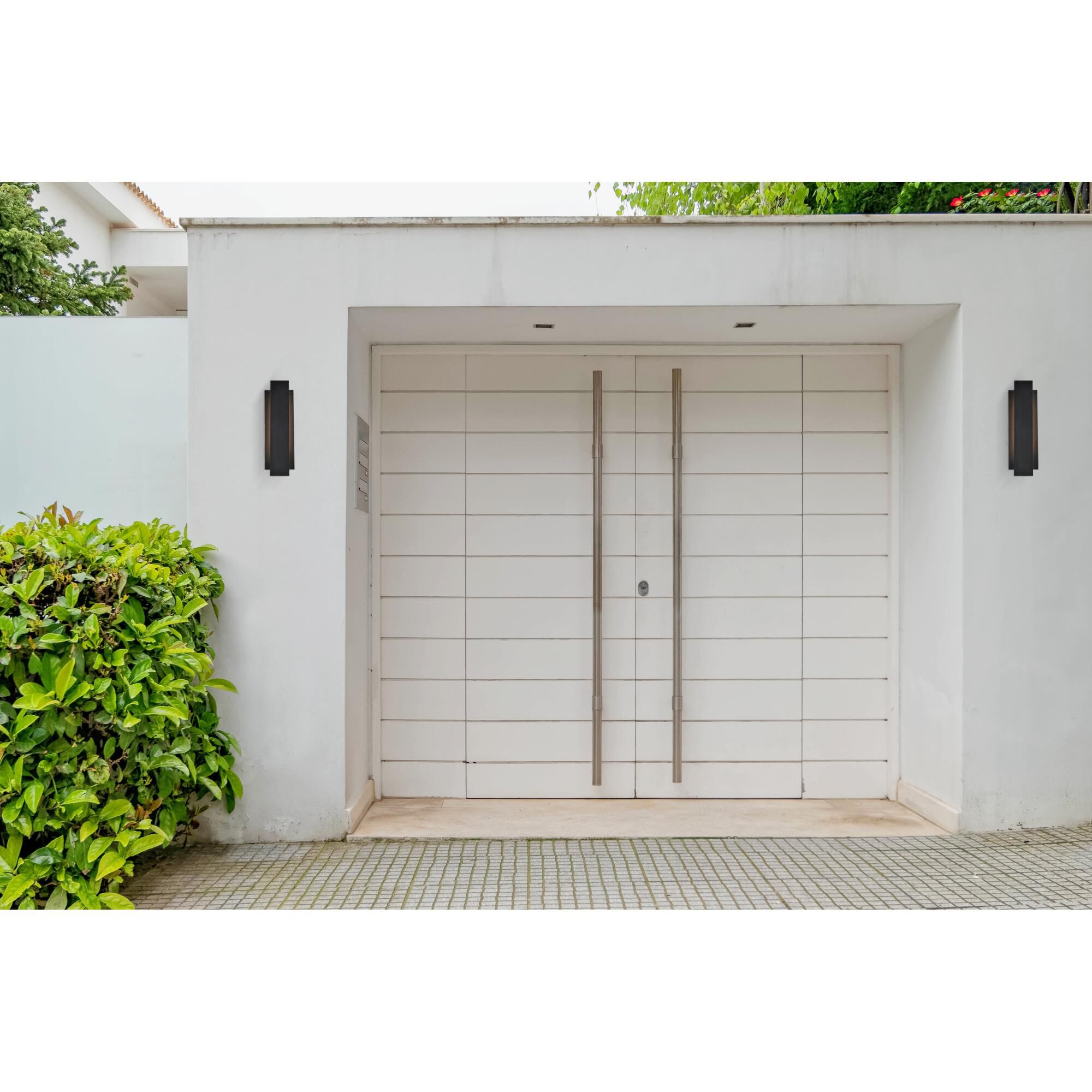 Elegant Lighting Raine 17 Inch Tall LED Outdoor Wall Light