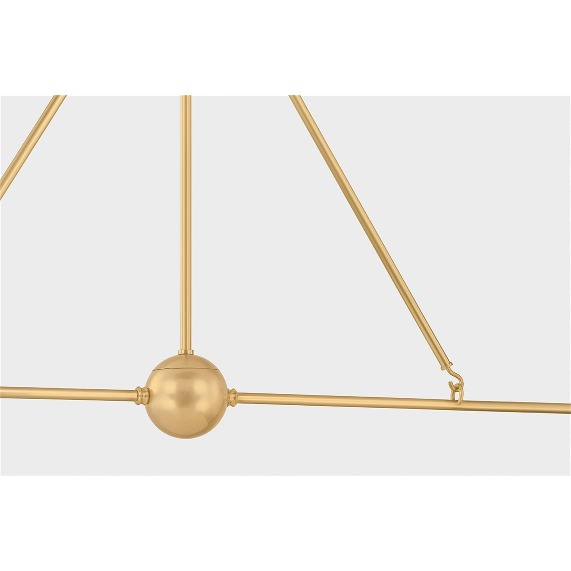 Mark D. Sikes Burghley Small Linear Chandelier,
