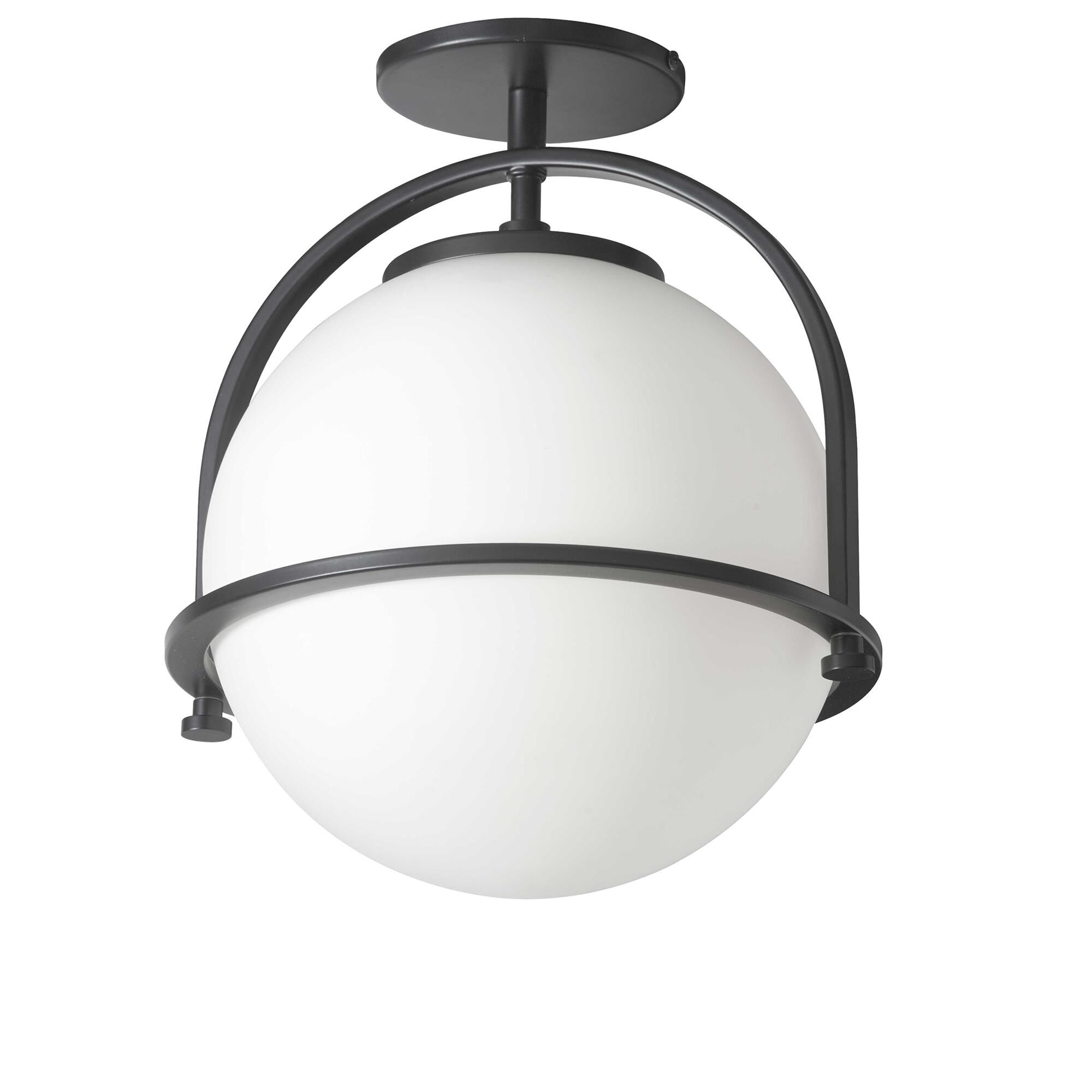 Paola 11 Inch 1 Light Semi Flush Mount by Dainolite