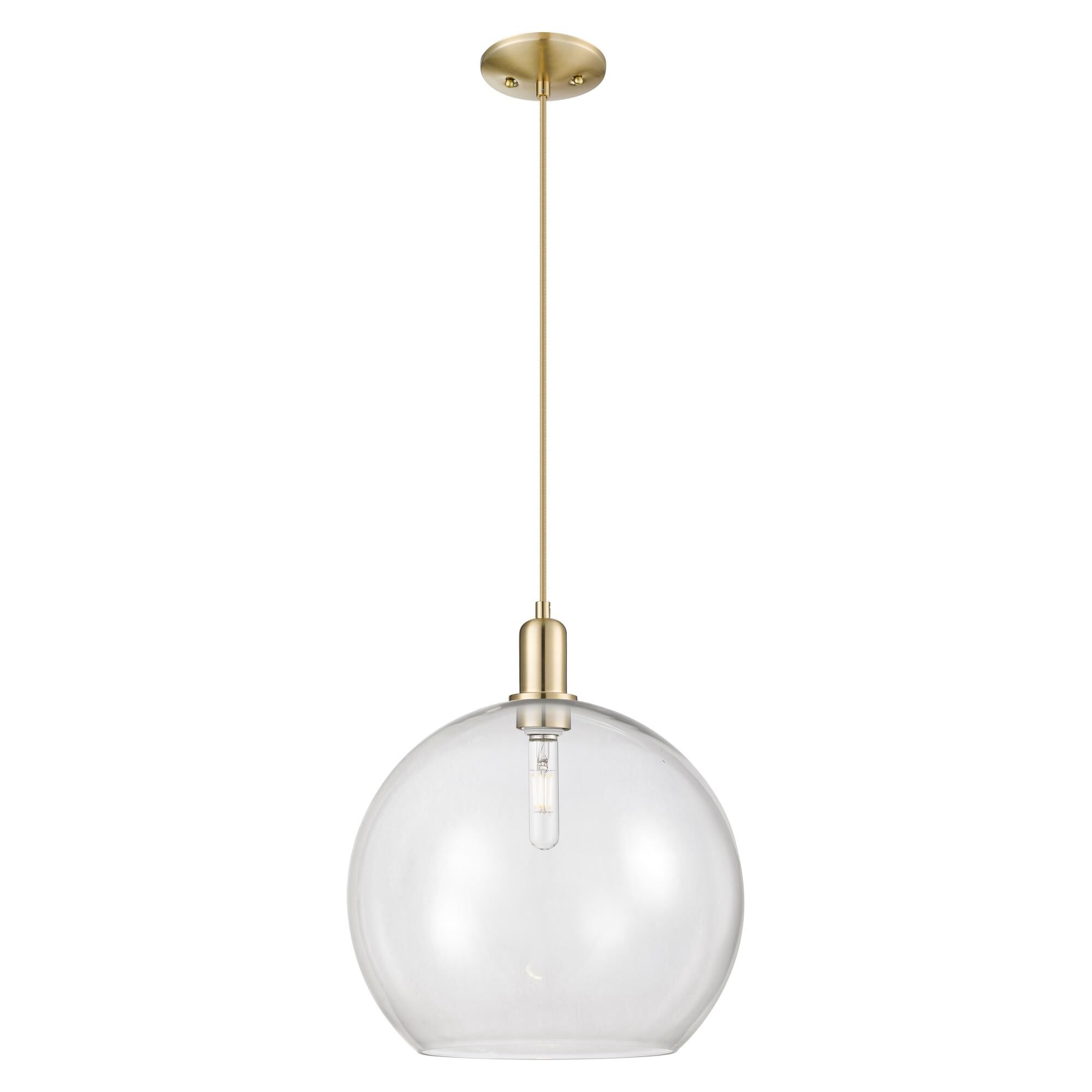 Shown in Champagne Bronze finish and Clear glass