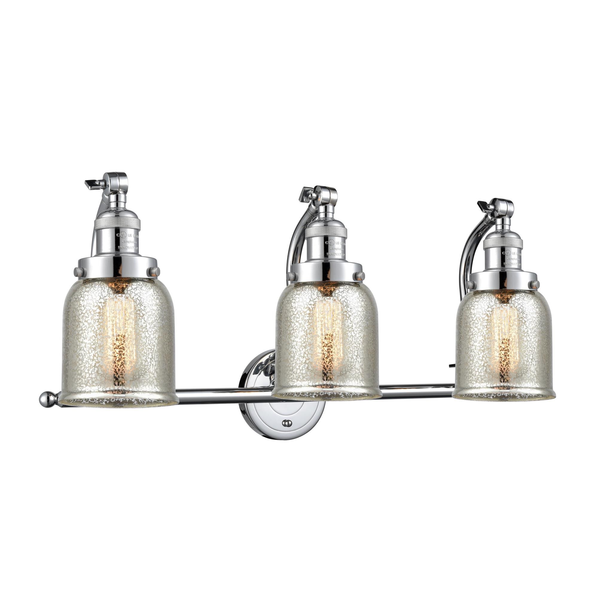 Bruno Marashlian Small Bell 28 Inch 3 Light Bath Vanity Light by Innovations Lighting