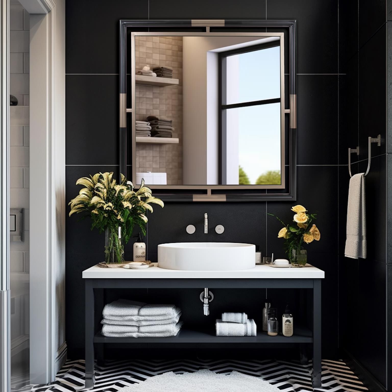 The Fitzgerald Decorative Mirror by Howard Elliott Collection