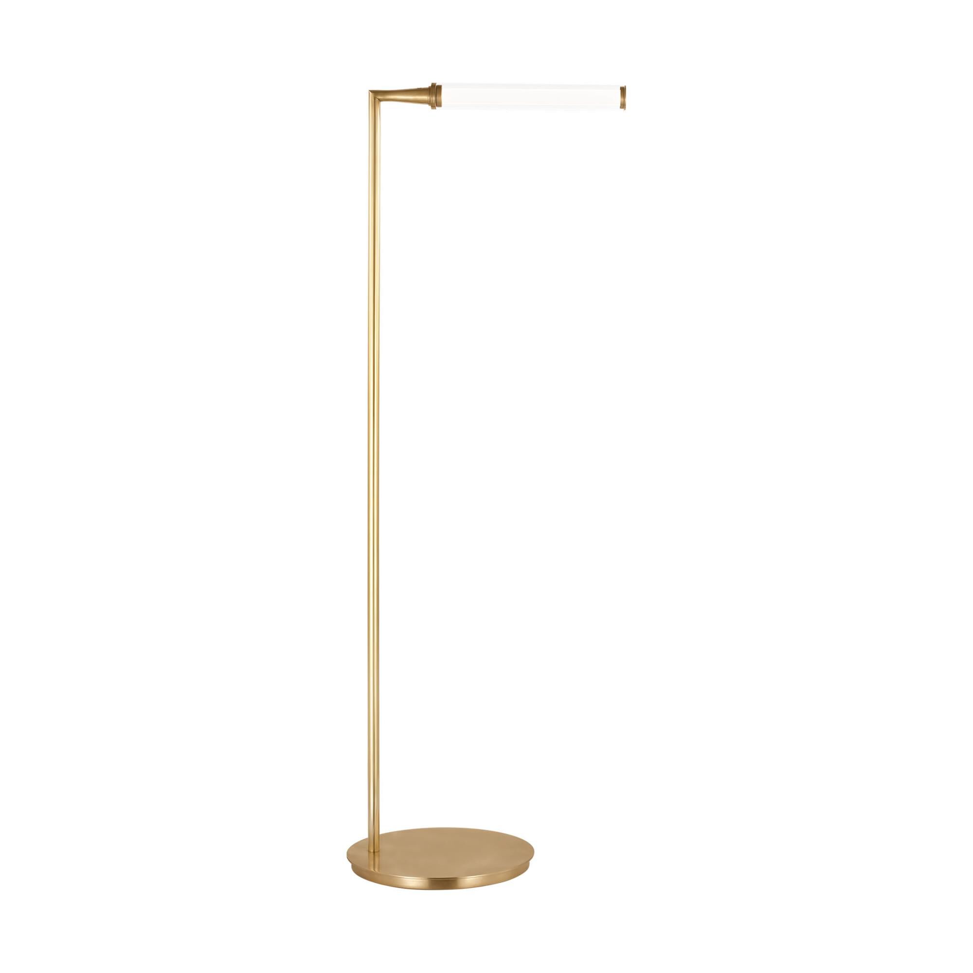 Shown in Hand-Rubbed Antique Brass finish and Clear glass