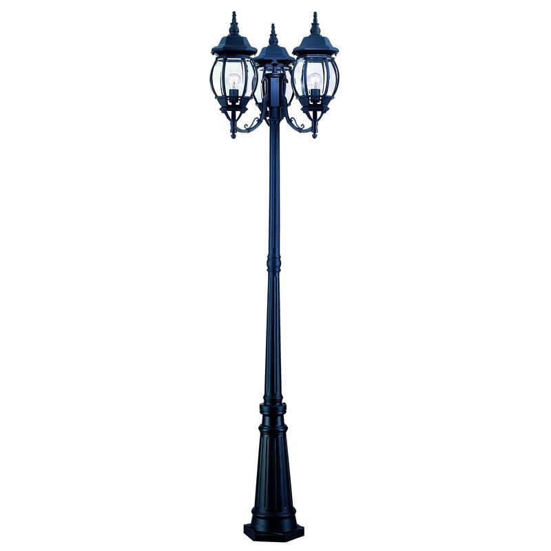 Chateau 85 Inch Tall 3 Light Outdoor Post Lamp by Acclaim Lighting