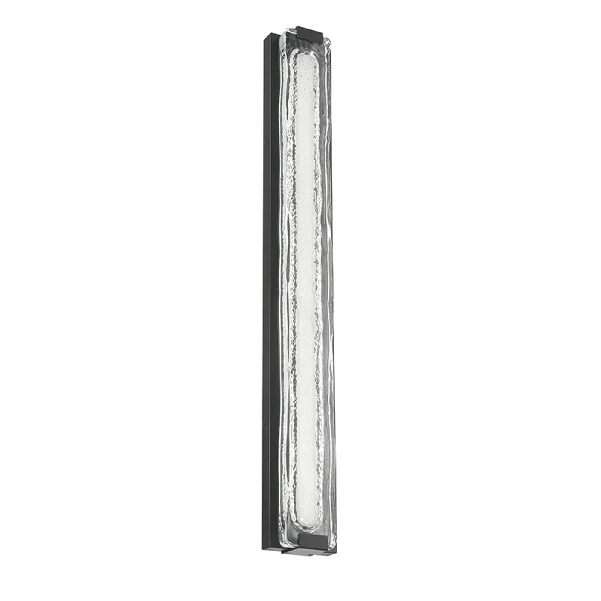 Shown in Matte Black finish and Clear glass