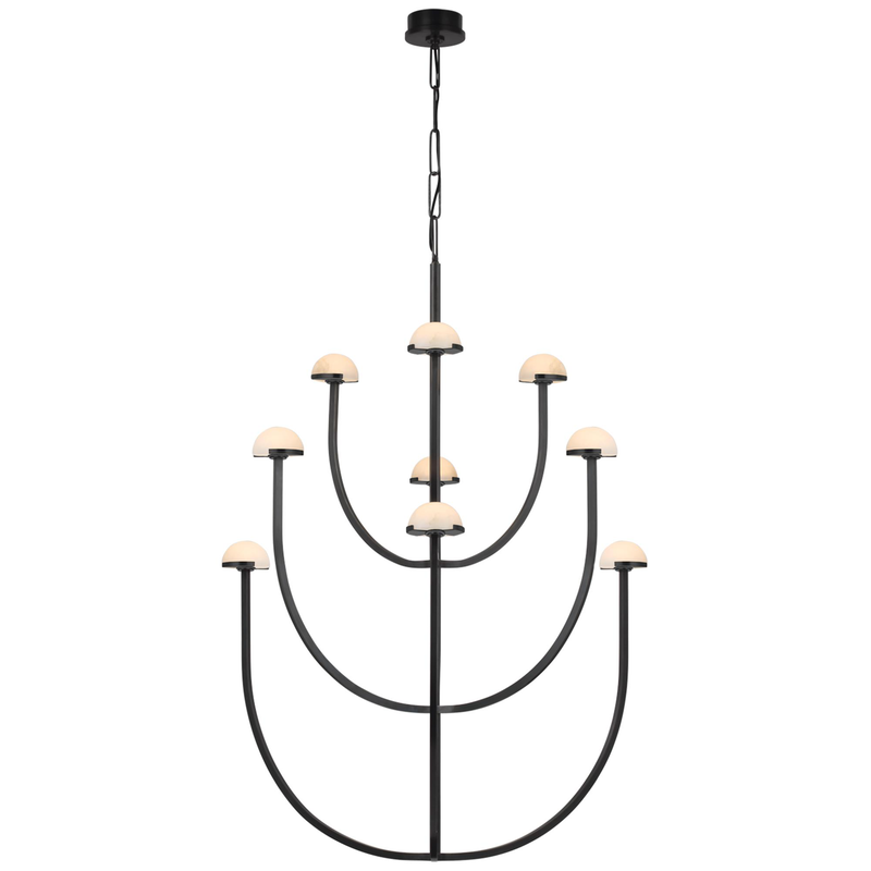 Visual Comfort Signature Collection Kelly Wearstler Pedra 35 Inch LED Chandelier