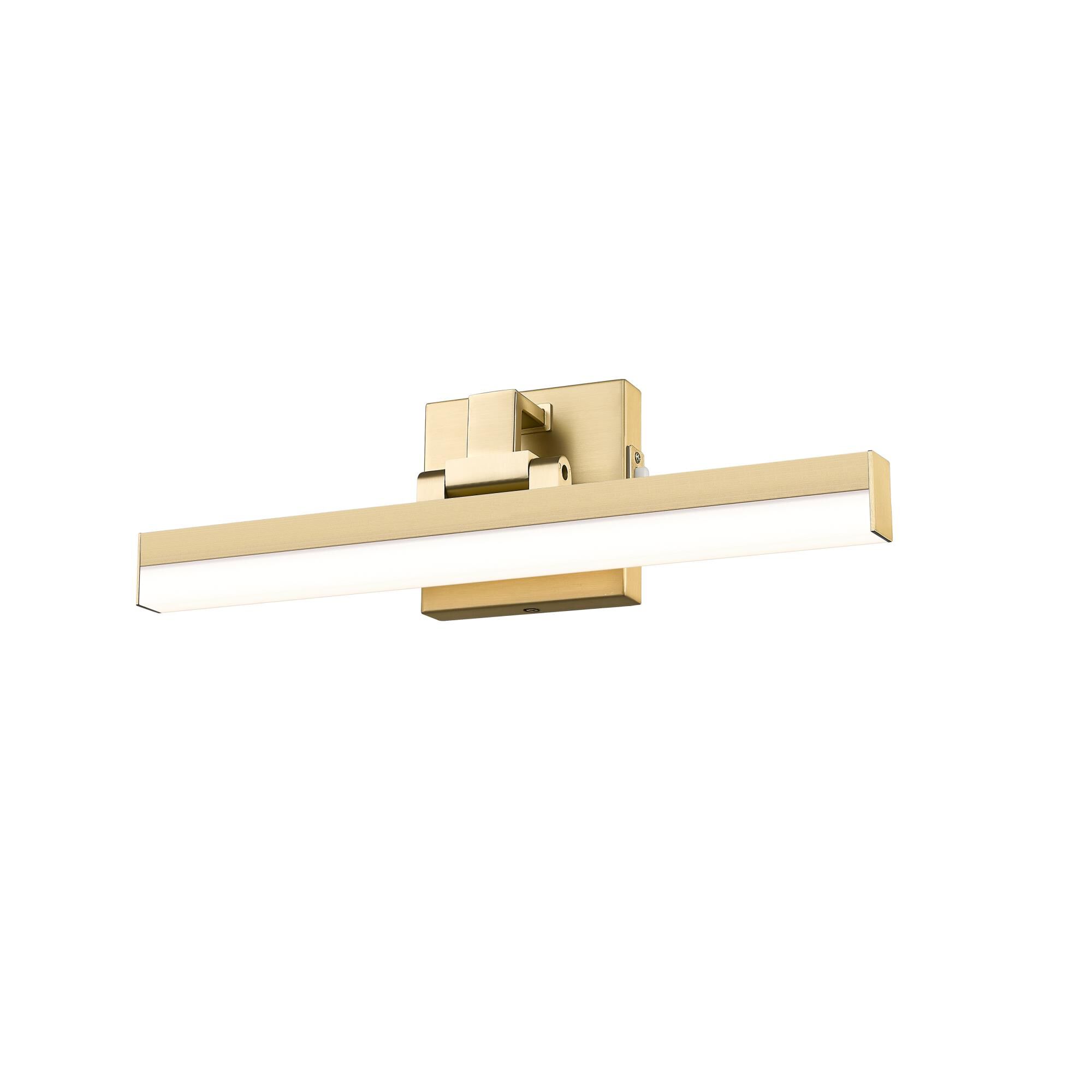 Shown in Modern Gold finish and Frosted glass and Frosted shade