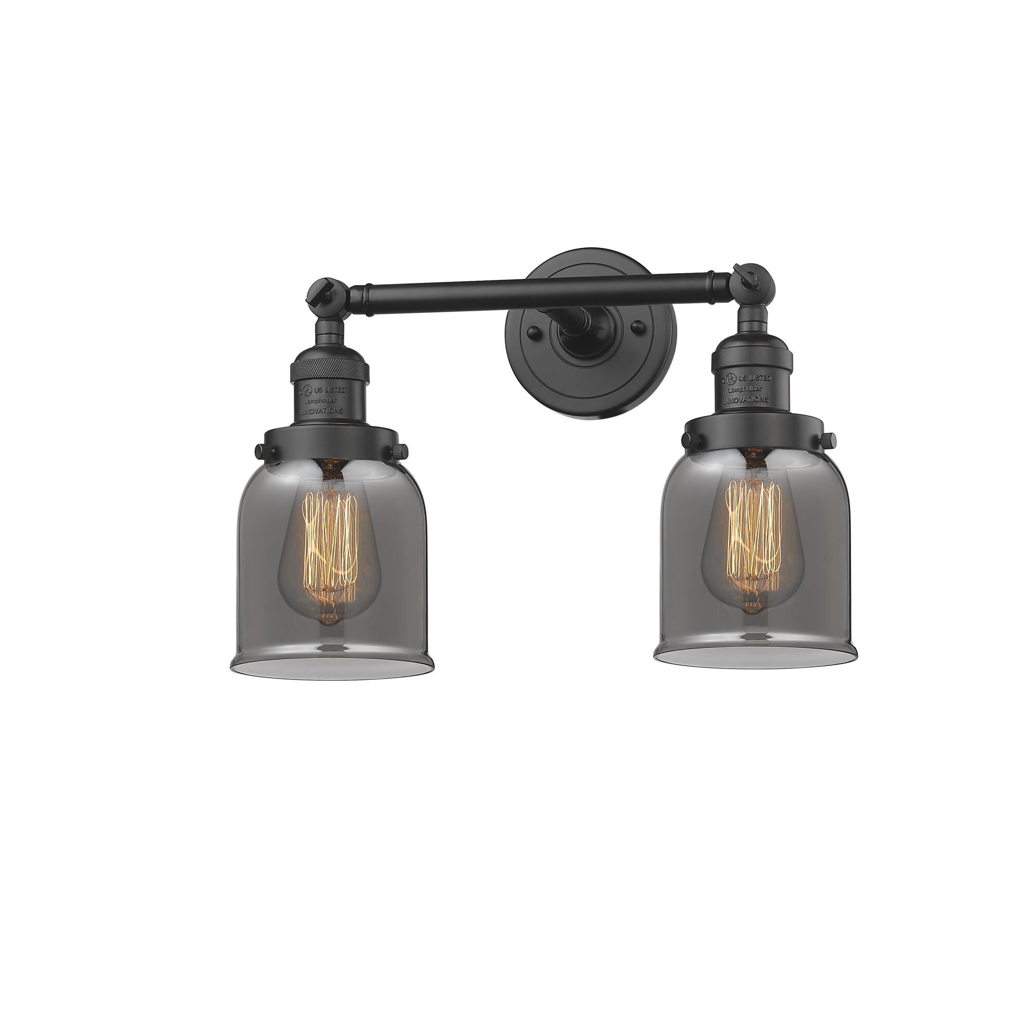 Bruno Marashlian Small Bell 16 Inch 2 Light Bath Vanity Light by Innovations Lighting