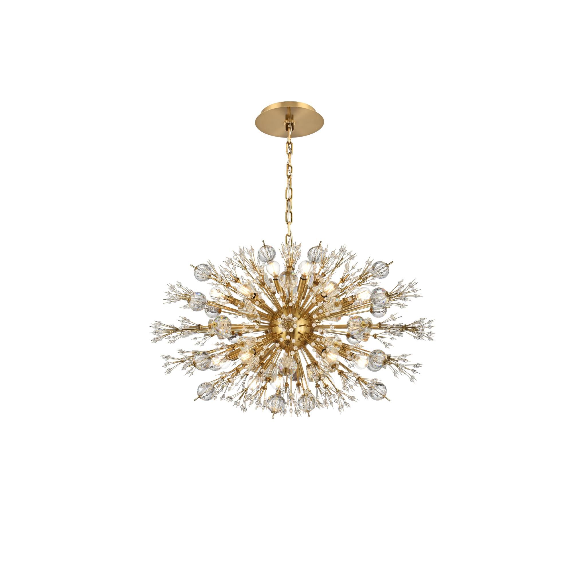Vera 36 Inch Large Pendant by Elegant Lighting