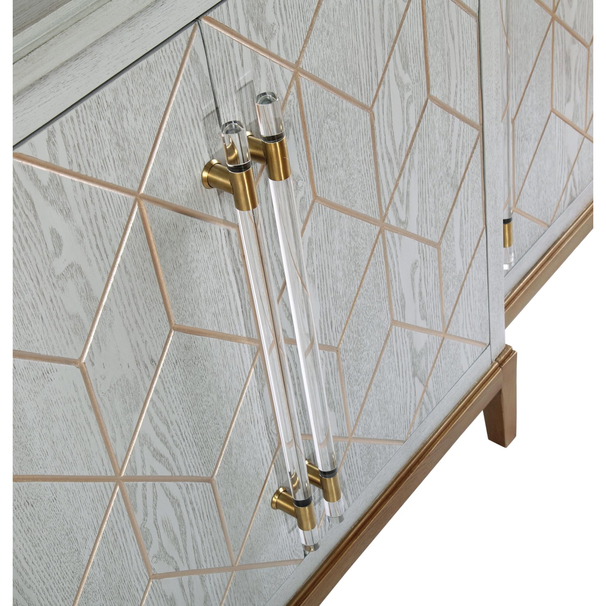 Shown in Gray and Brass finish