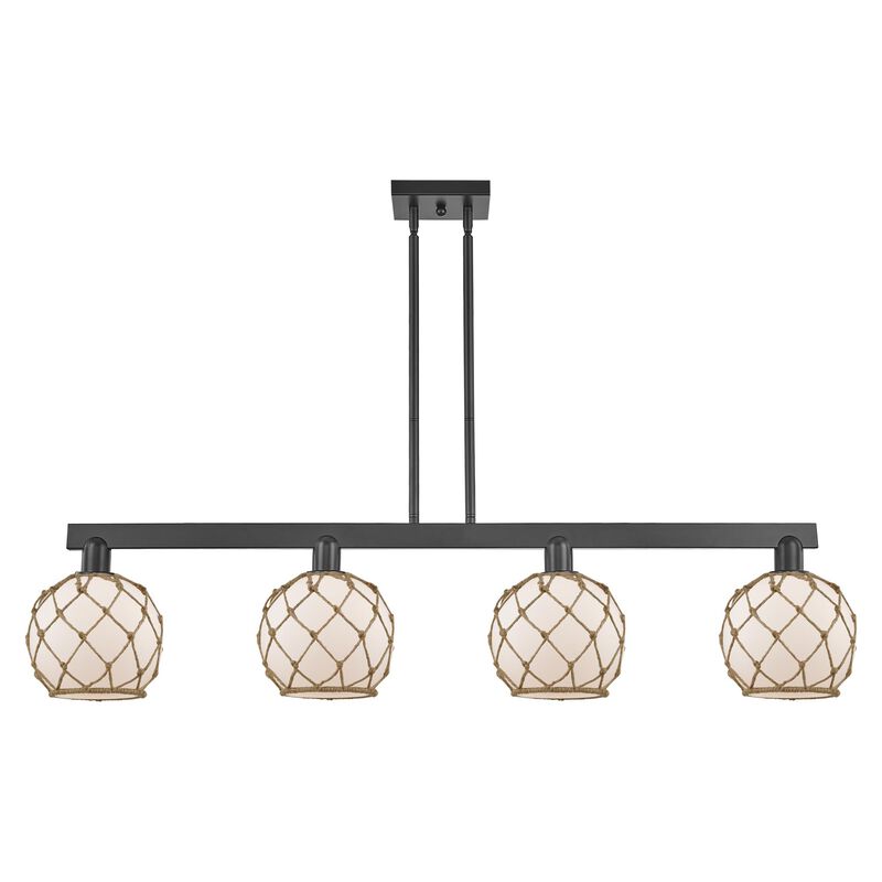 Bruno Marashlian Farmhouse Rope 51 Inch Linear Suspension Light by Innovations Lighting