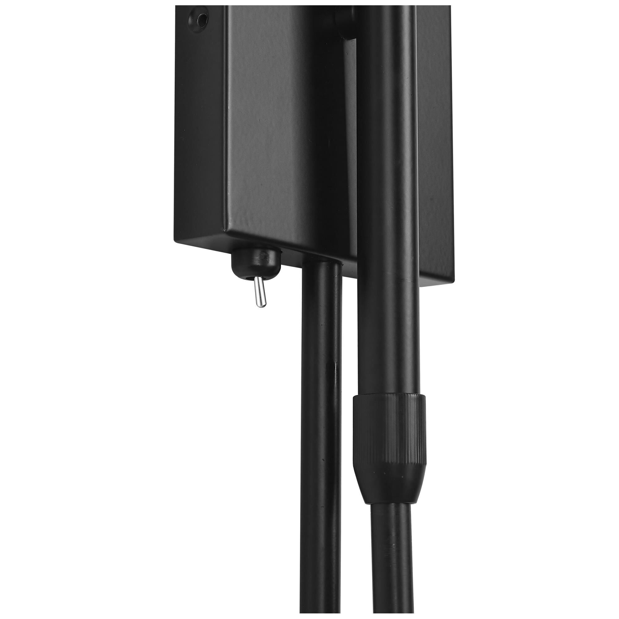 Shown in Matte Black finish and Matte Black Outer and Gold Inner Steel shade