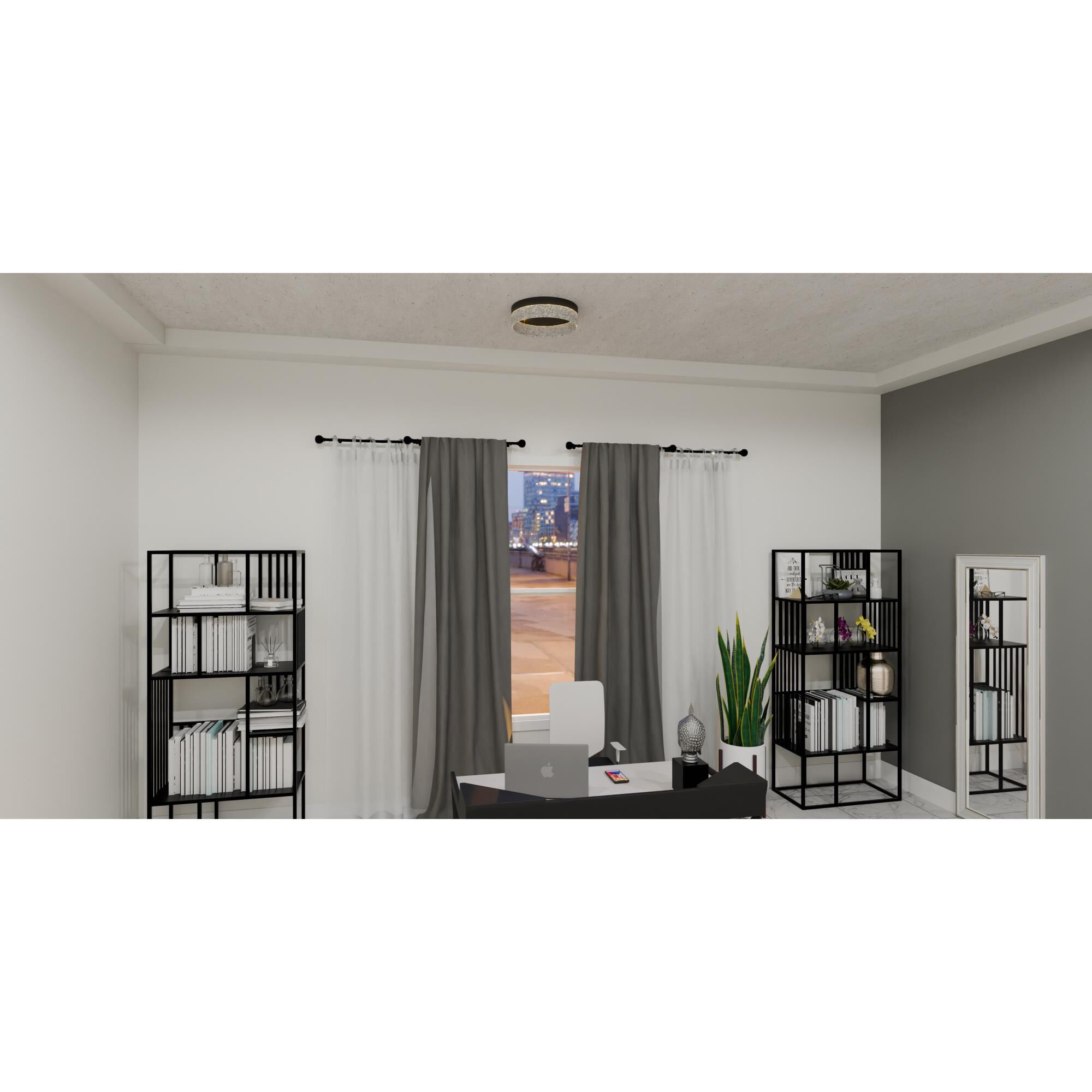 Vistaria 14 Inch Flush Mount by Quoizel