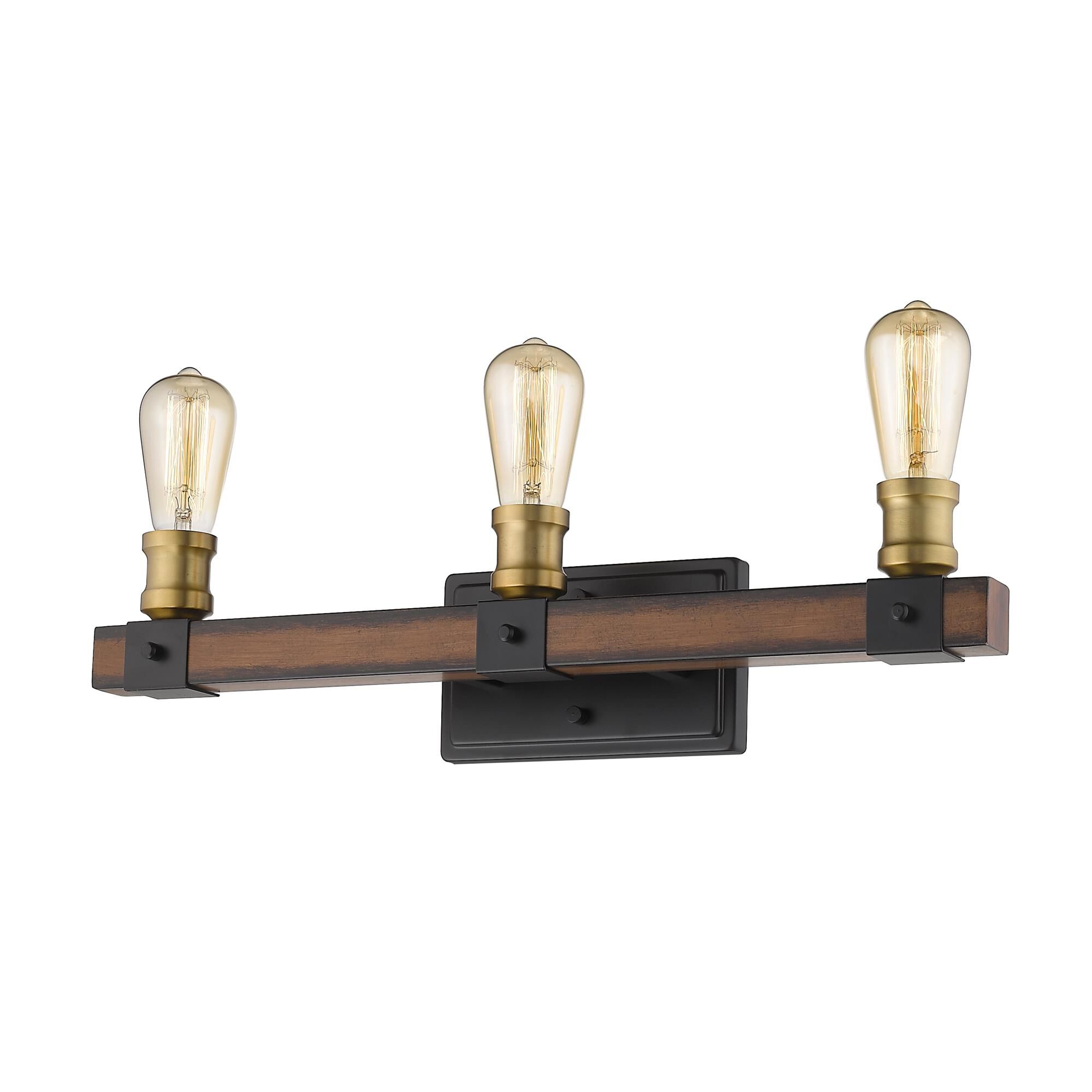Shown in Rustic Mahogany finish and --- glass and --- shade