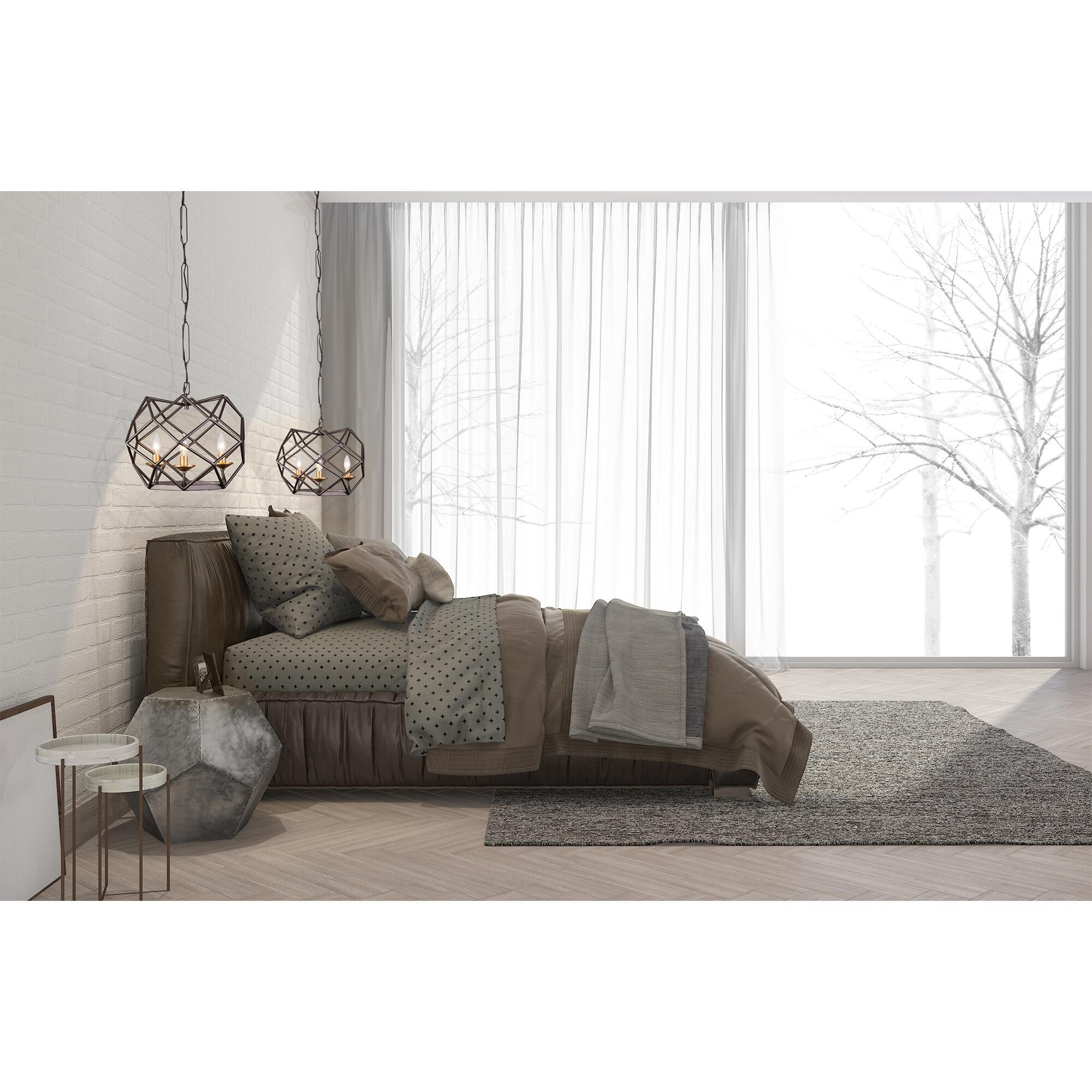 Shown in Antique Gold With Rustic Bronze finish 