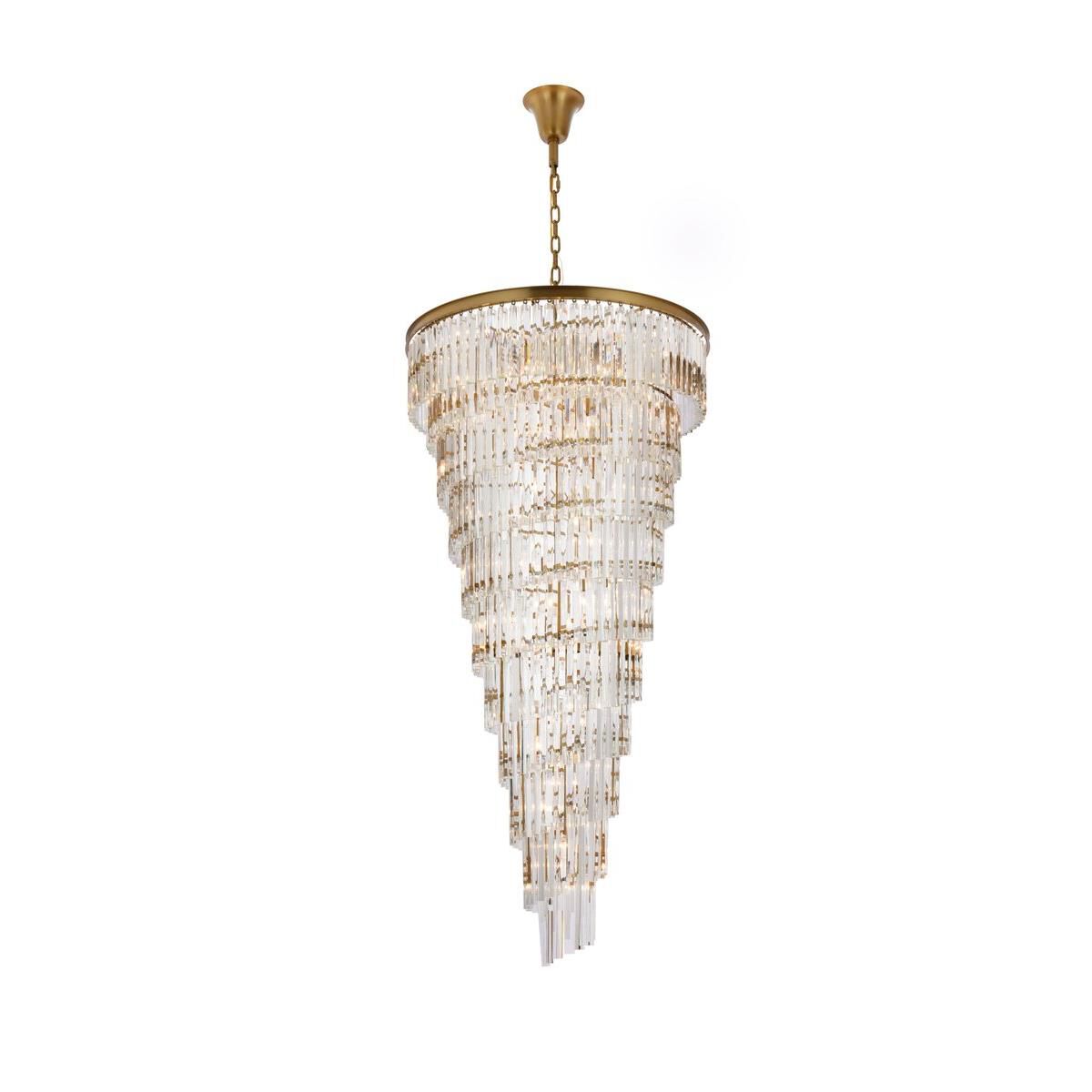 Sydney 36 Inch 42 Light Chandelier by Elegant Lighting