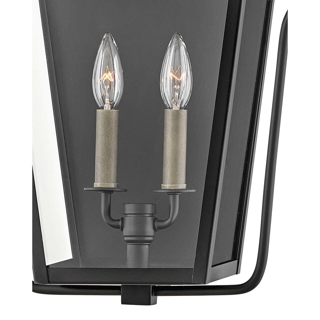 Shown in Black with Burnished Bronze Accents finish and Clear glass