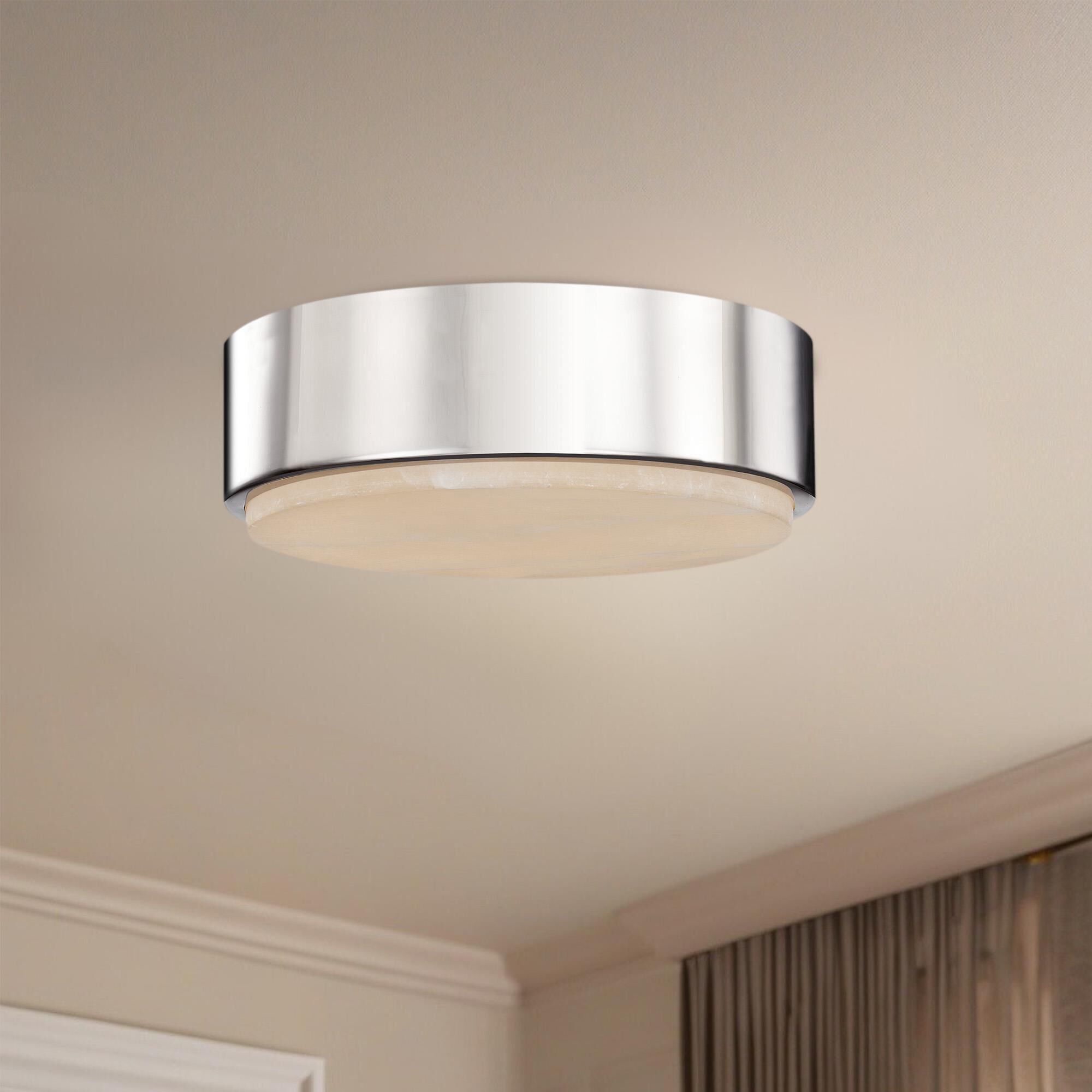 Alan Pepin Blanco 8 Inch Flush Mount by Alora Lighting