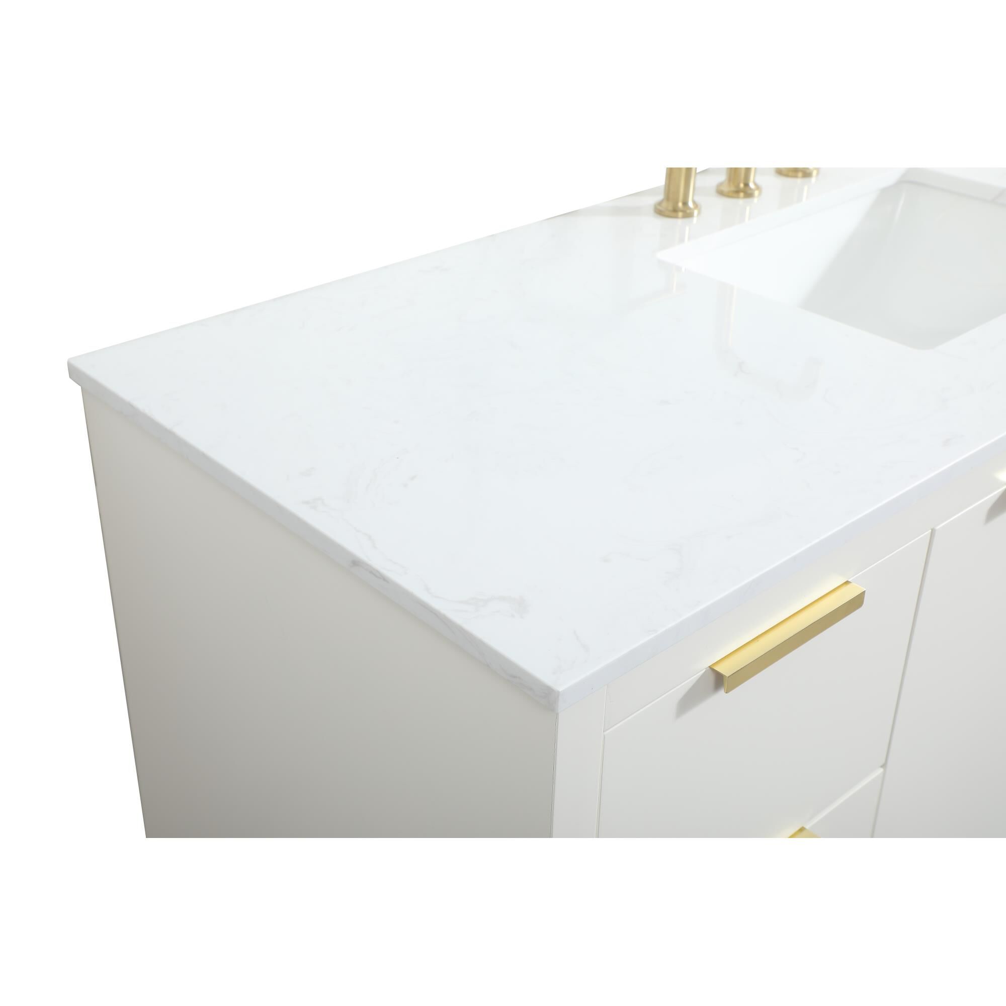 Shown in White finish