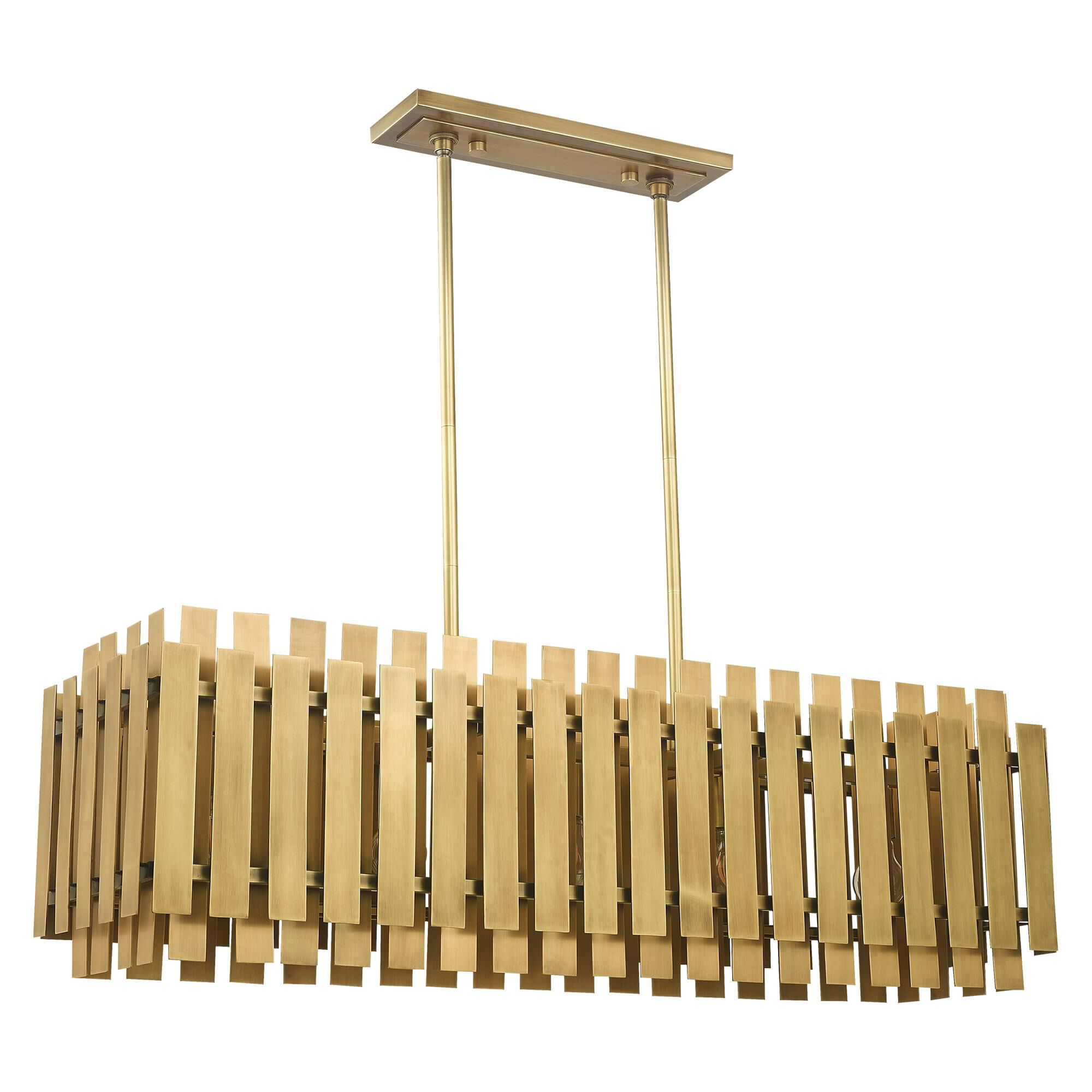 Shown in Natural Brass finish and Natural Brass Metal shade