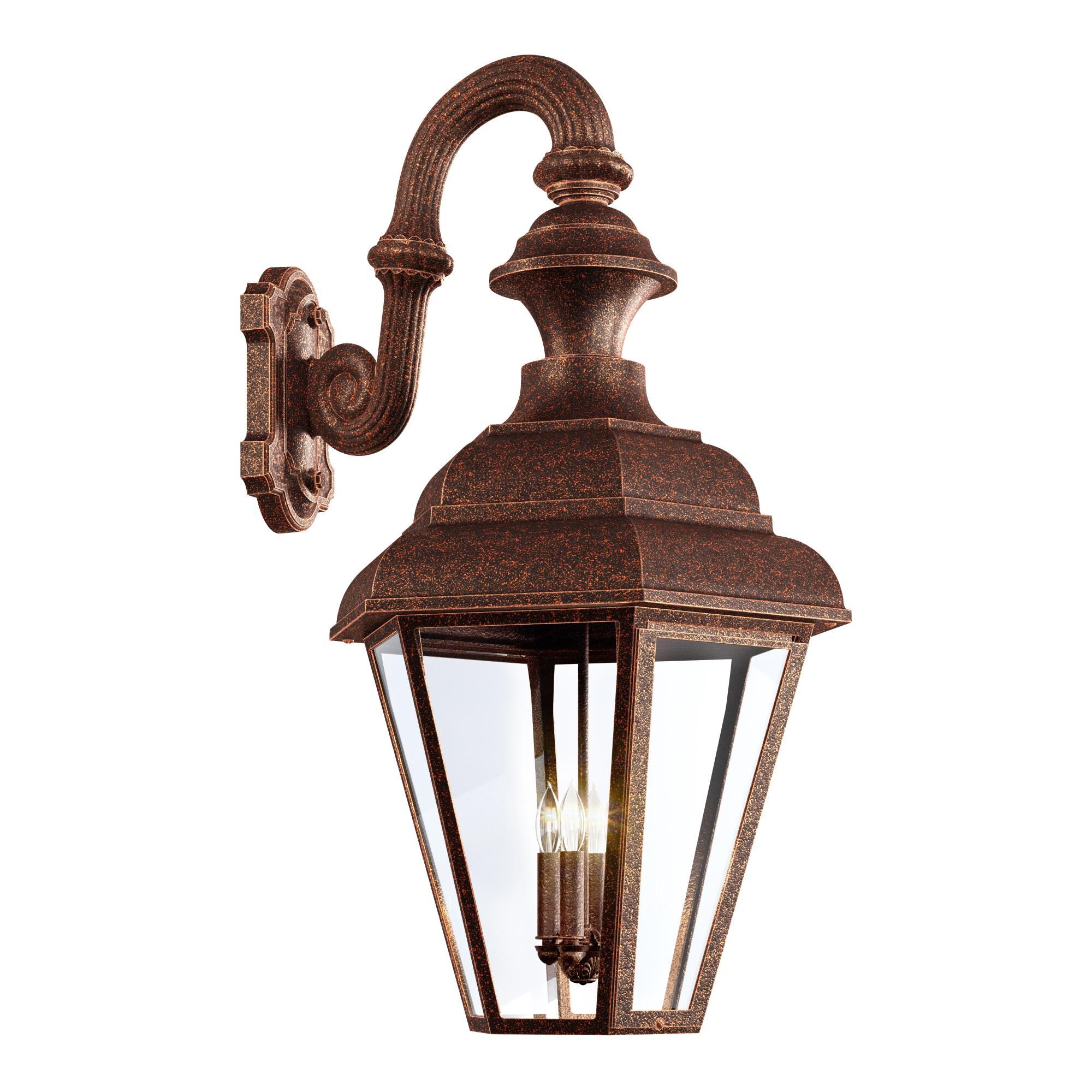 Jamestown 45 Inch Tall 4 Light Outdoor Wall Light by Hanover Lantern