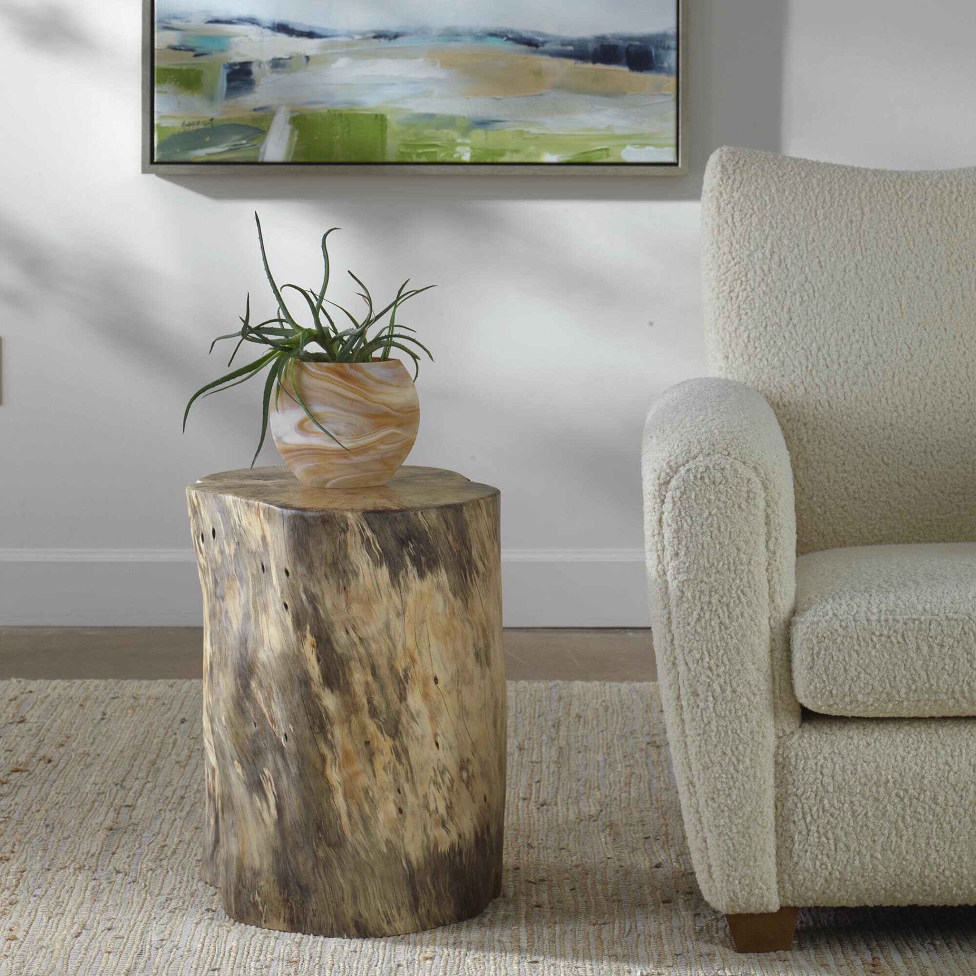 Habitat 20 Inch Stool by Uttermost