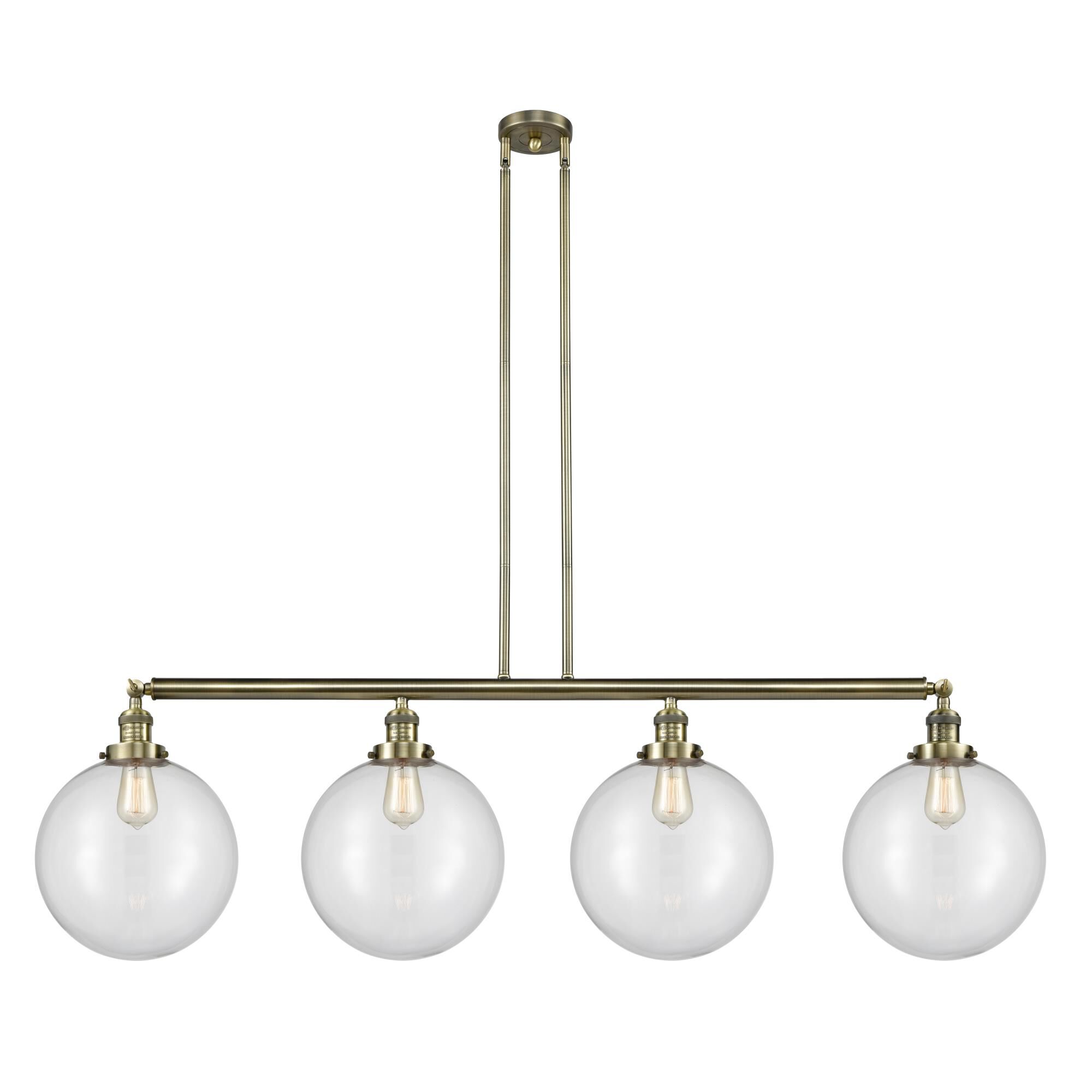 Bruno Marashlian XX-Large Beacon 56 Inch 4 Light Linear Suspension Light by Innovations Lighting