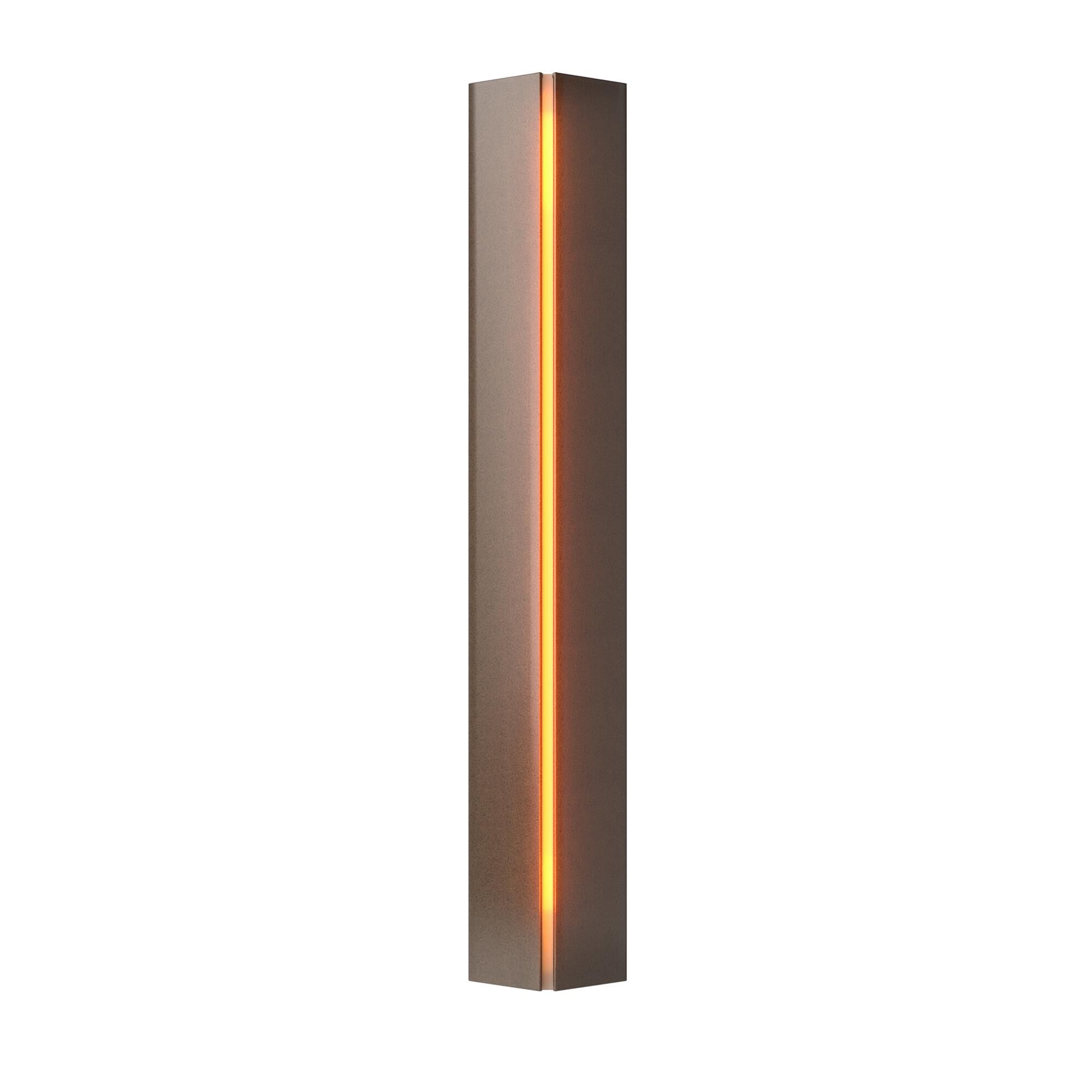 Shown in Bronze finish and Amber  glass