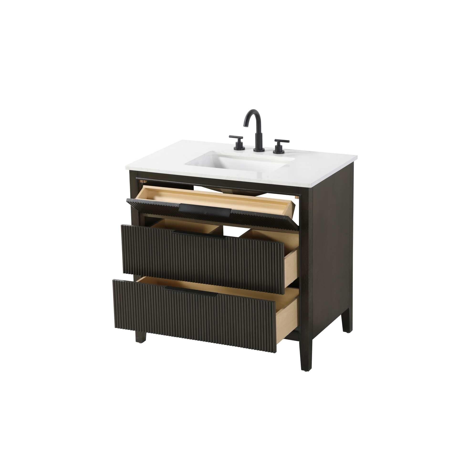Langston 36 Inch Bath Vanity by Elegant Decor