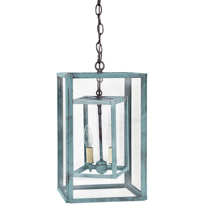Transitional 16 Inch 2 Light Lantern Pendant by Northeast Lantern
