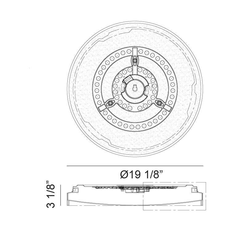 Shown in White finish