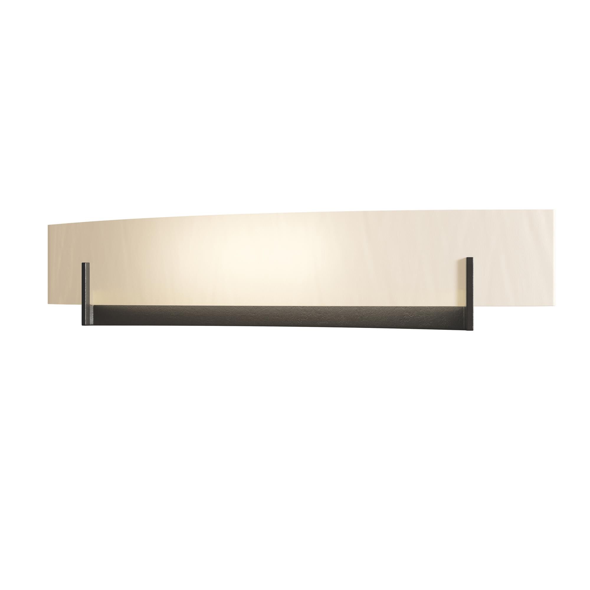 Shown in Oil Rubbed Bronze finish and White Art glass