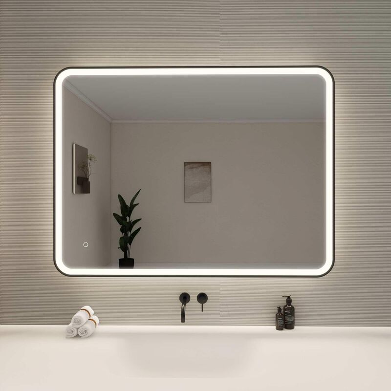 Harmoni 48 Inch LED Lighted Mirror by Elegant Decor