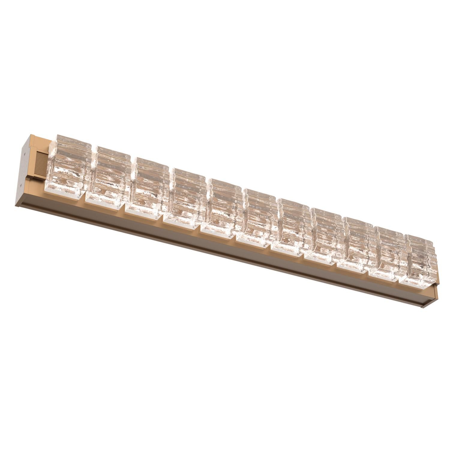 Shown in Novel Brass finish and Clear Ribbed glass and None accent