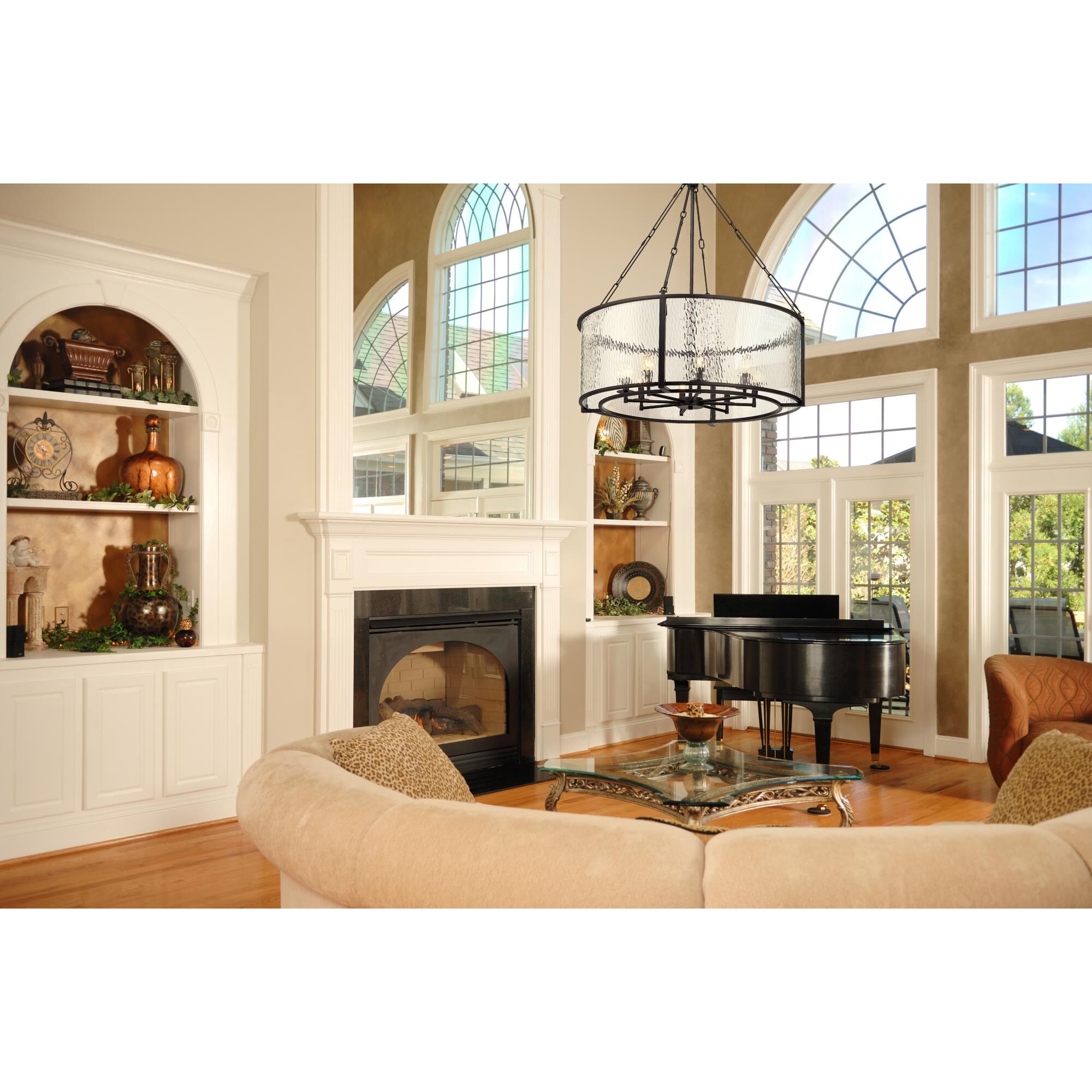 Barrington 32 Inch 8 Light Chandelier by Z-Lite