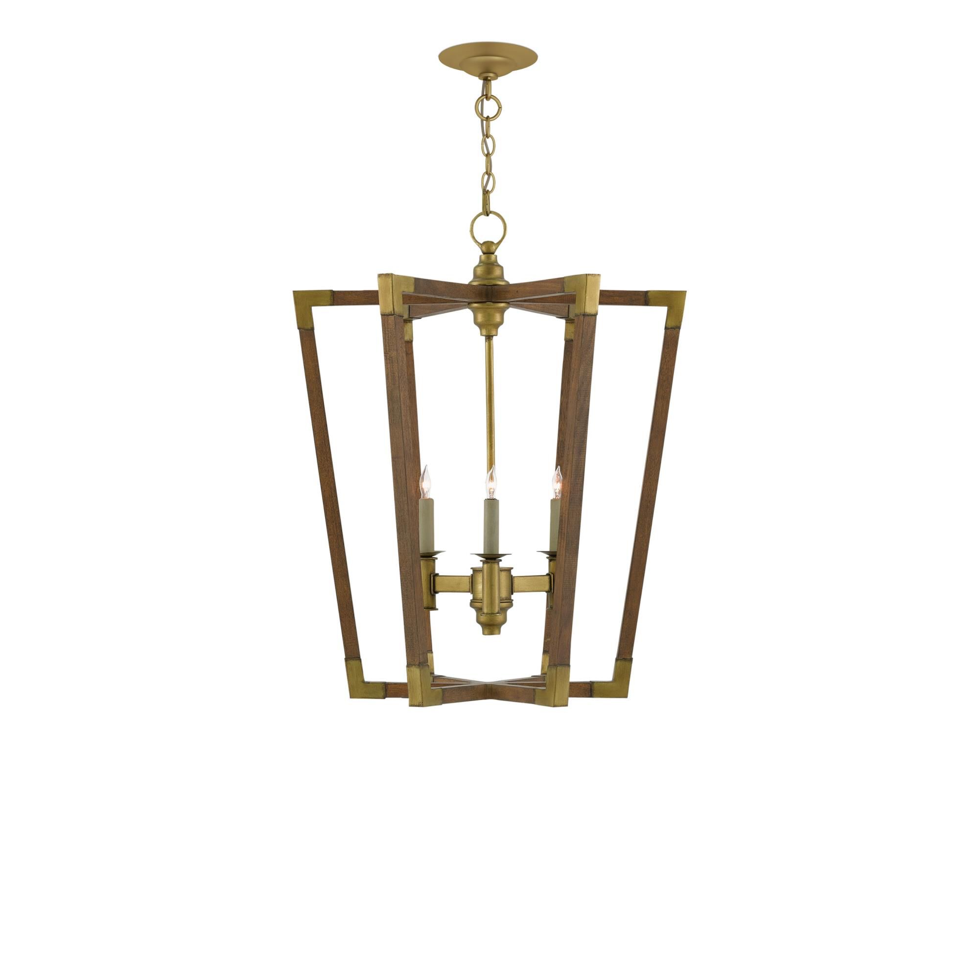 Shown in Chestnut/Brass finish